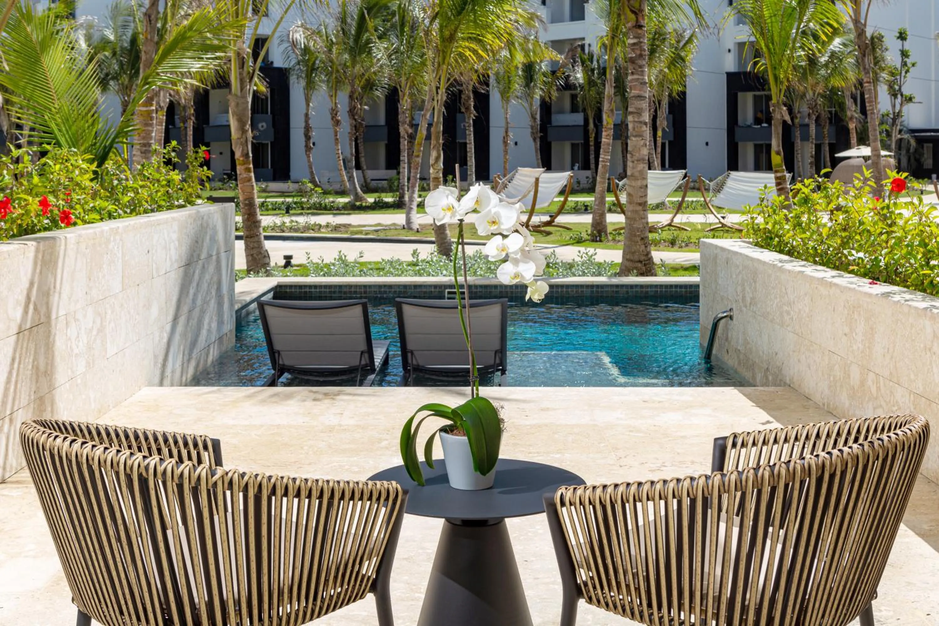 Seating area in Secrets Tides Punta Cana - All Inclusive