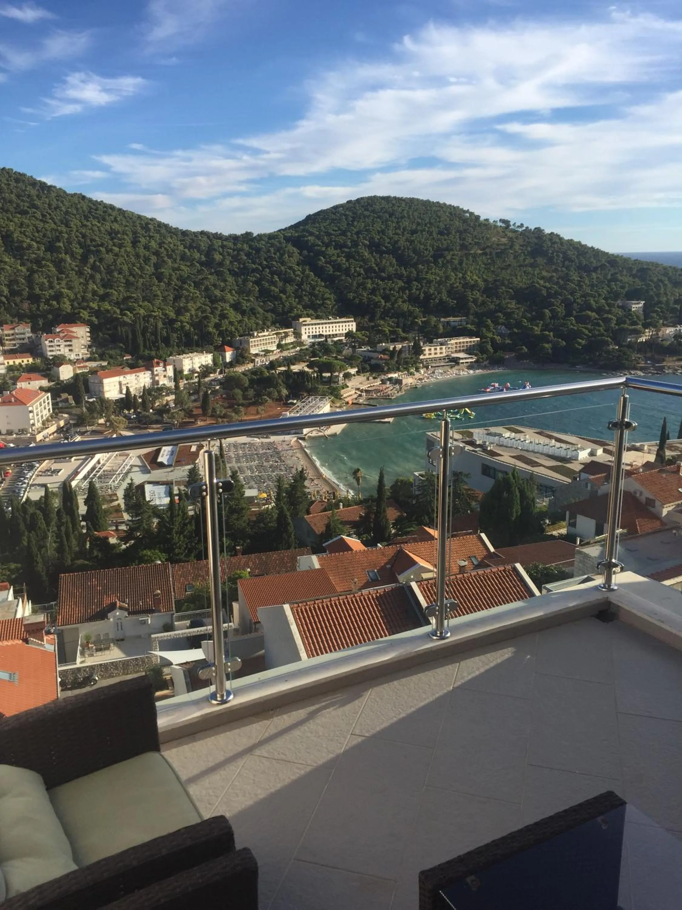 Sea view in Apartments Roko