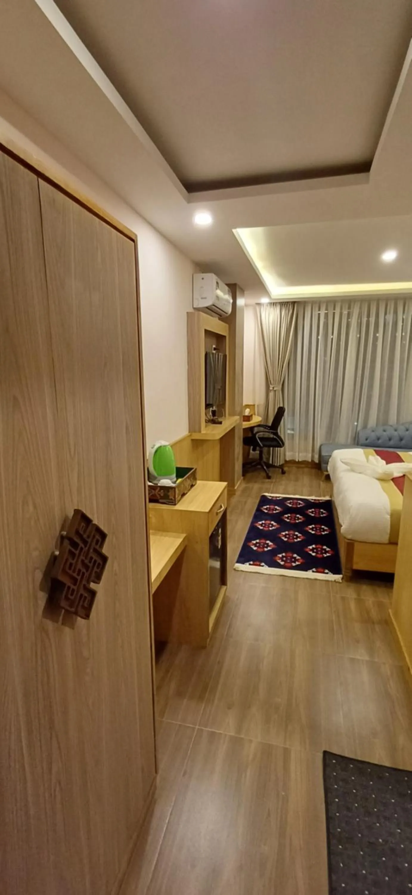 Photo of the whole room, Bed in Hotel Yakroo Manang