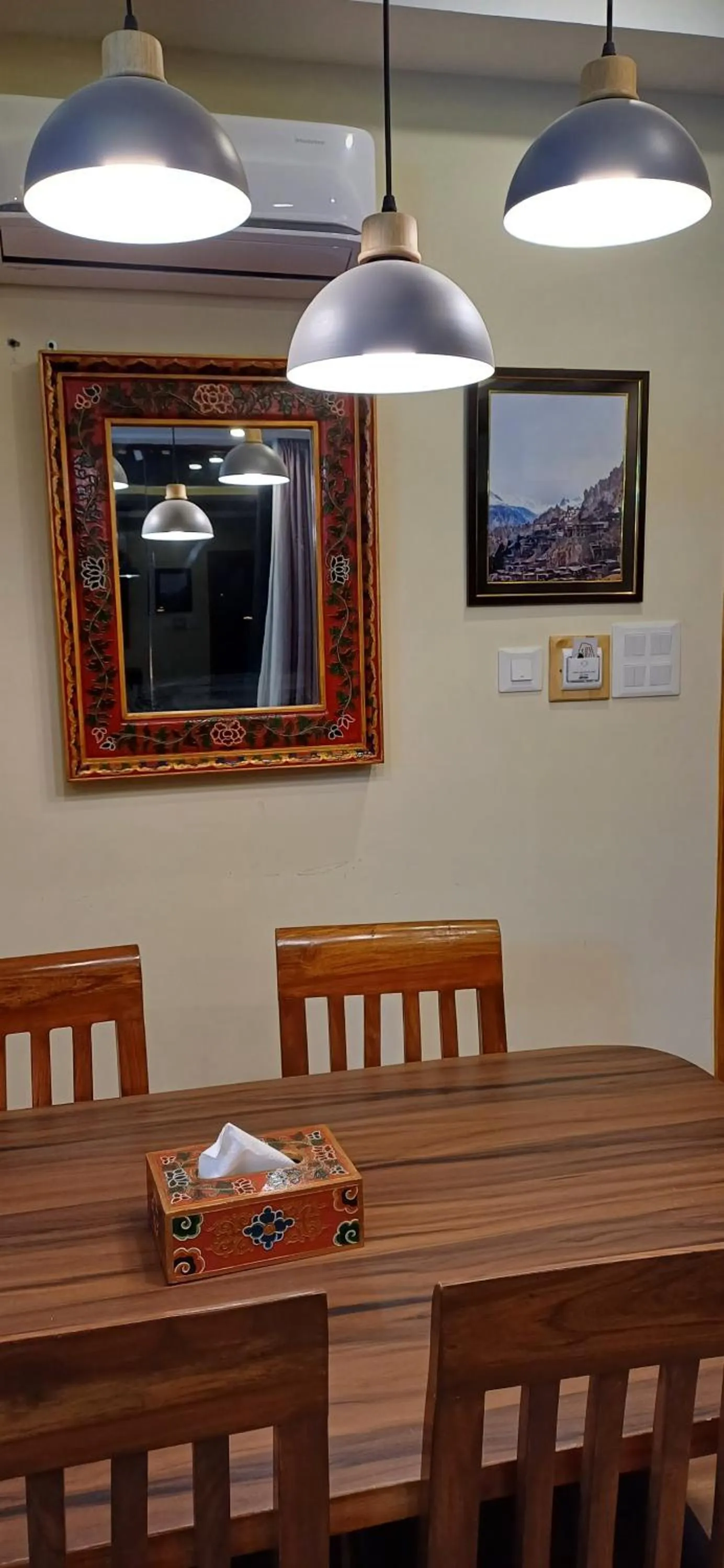 Dining area in Hotel Yakroo Manang