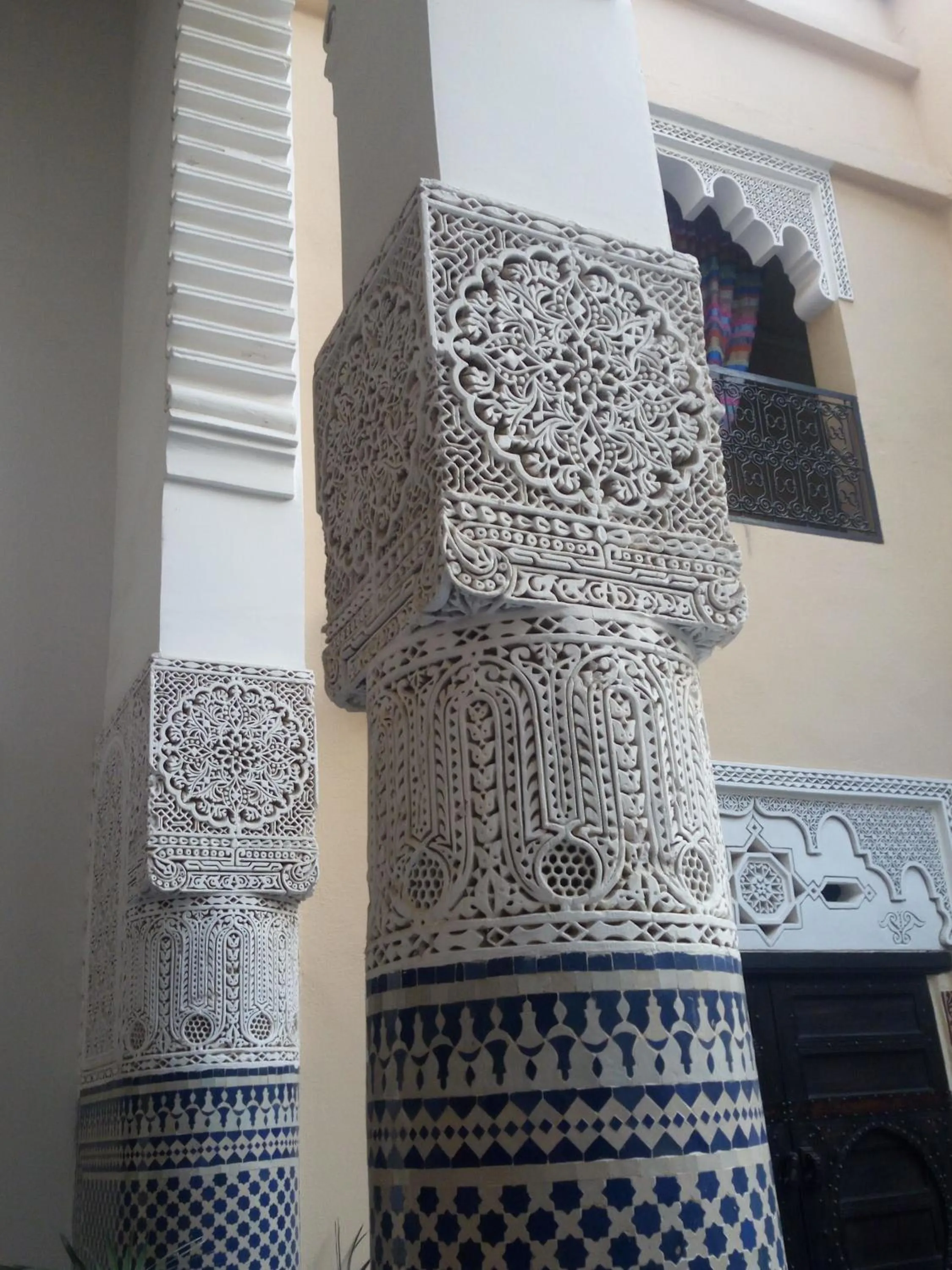 Decorative detail in Riad Letchina