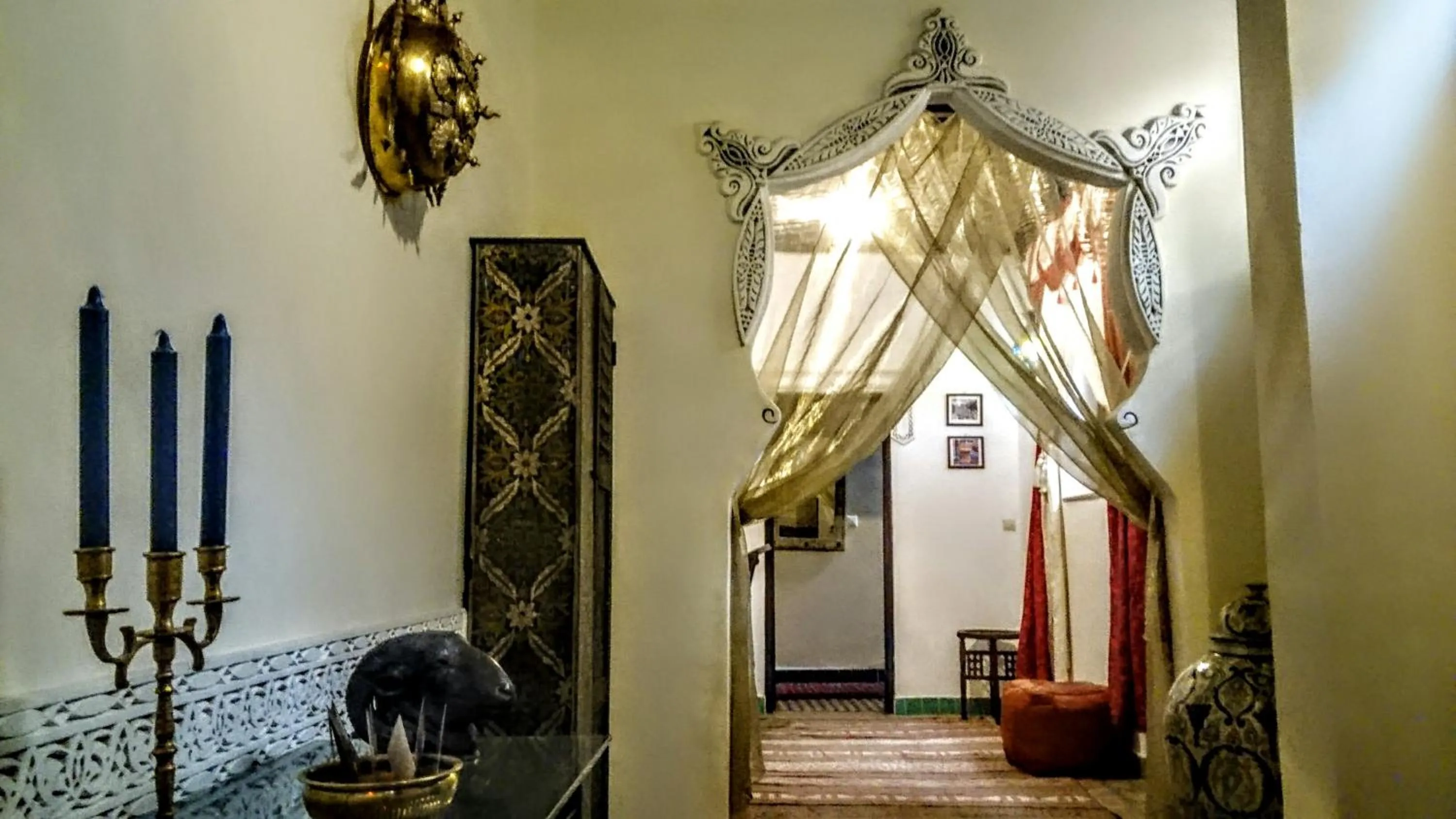 Lobby or reception in Riad Letchina