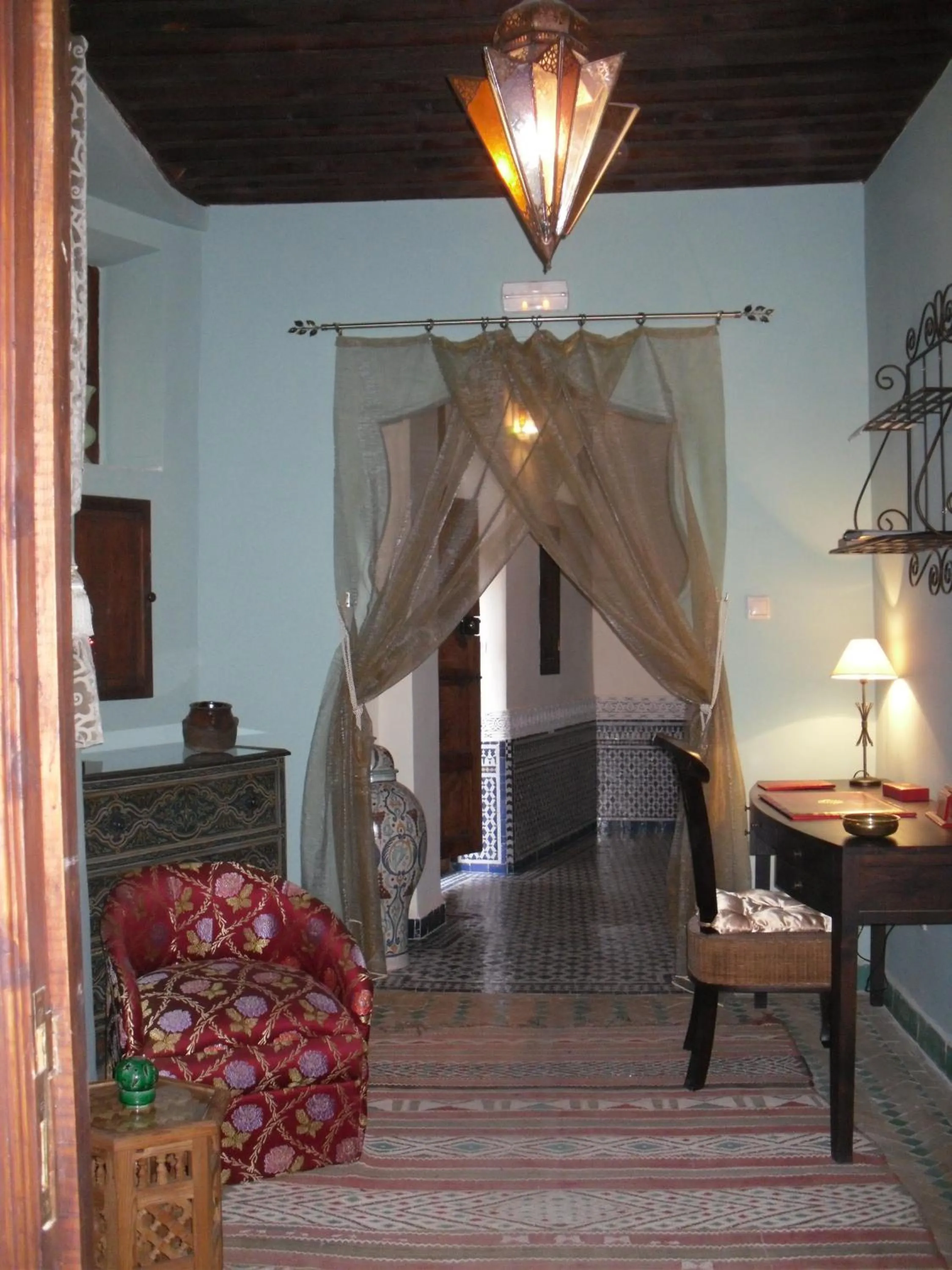 Lobby or reception in Riad Letchina