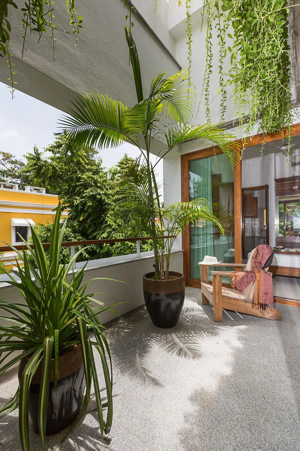 Street view in La Villa