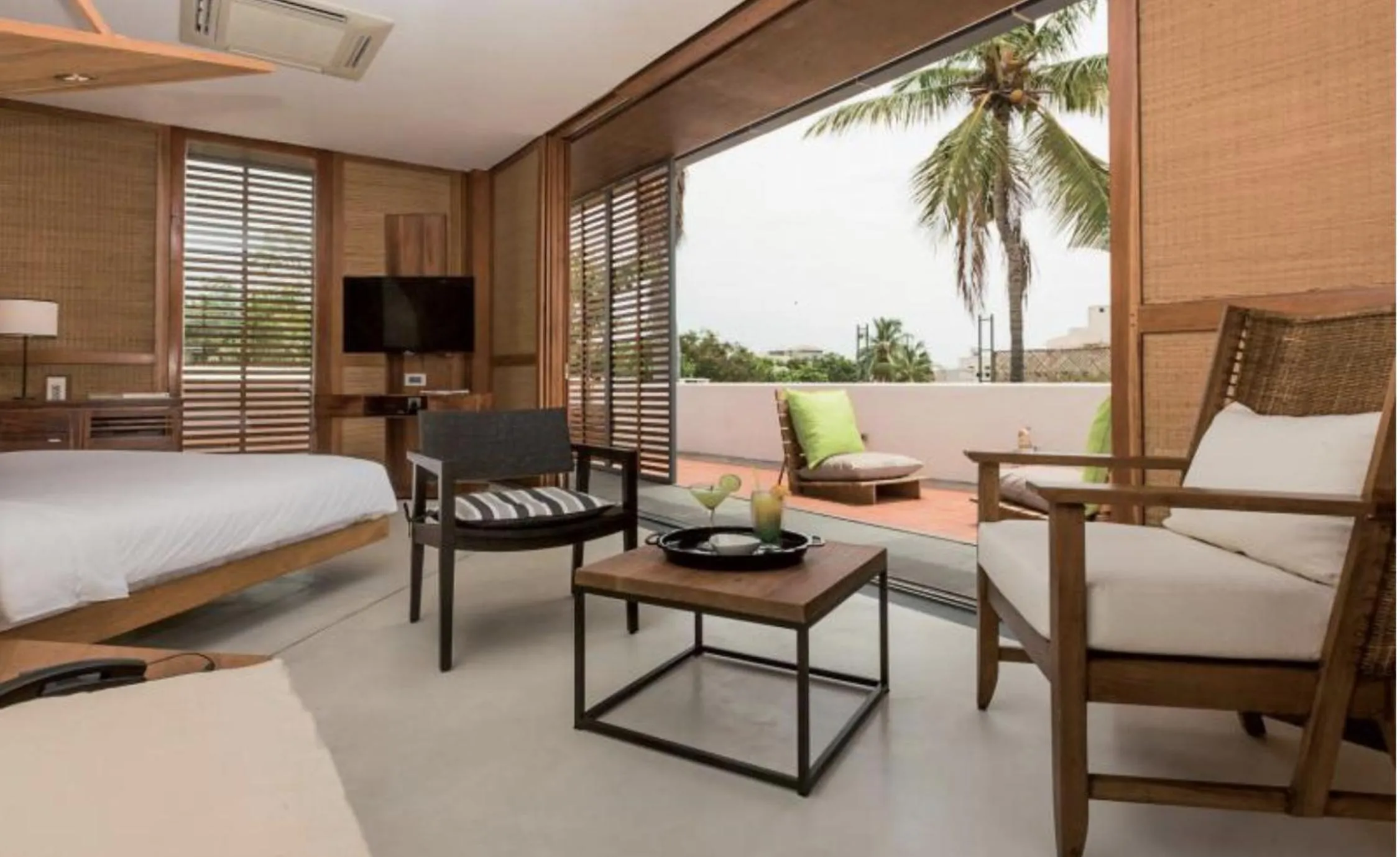 Seating area in La Villa