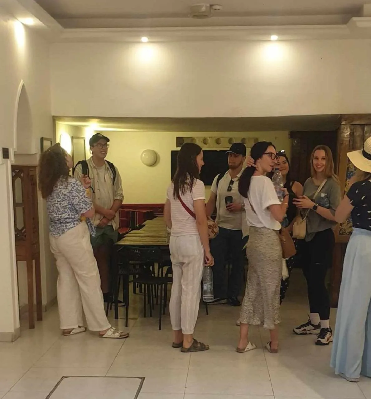 group of guests in Art Hotel Downtown