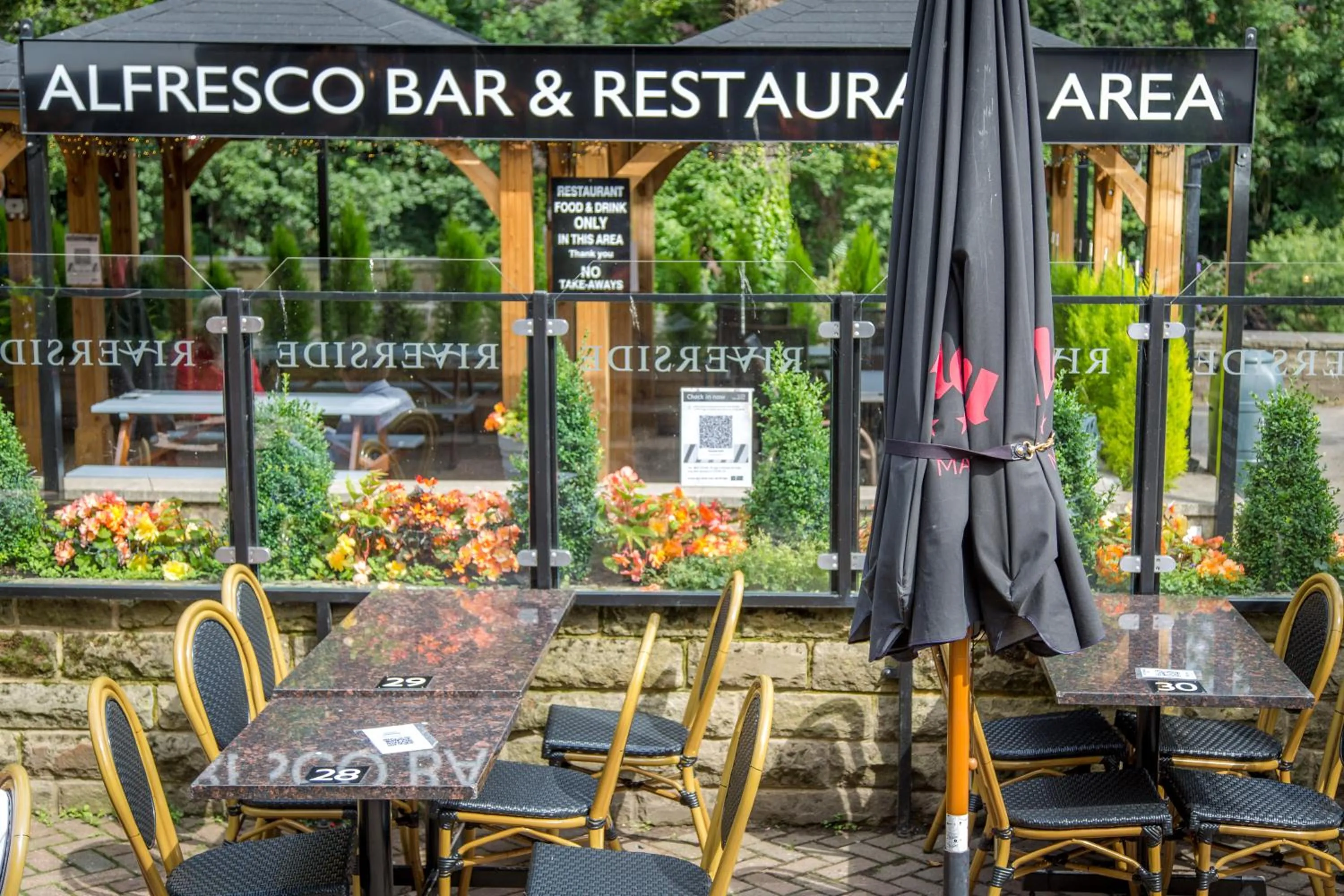 Restaurant/places to eat in Ilkley Riverside Hotel
