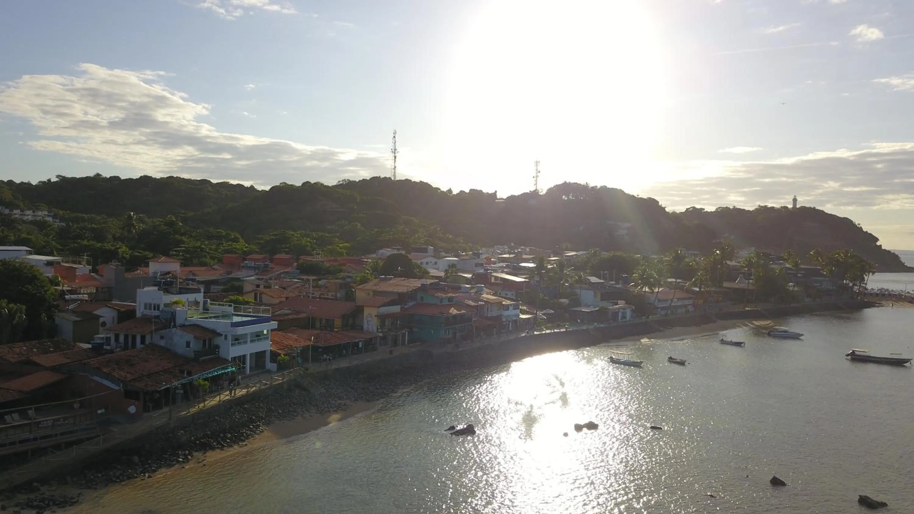 Bird's eye view in Morro de São Paulo Hospedagens