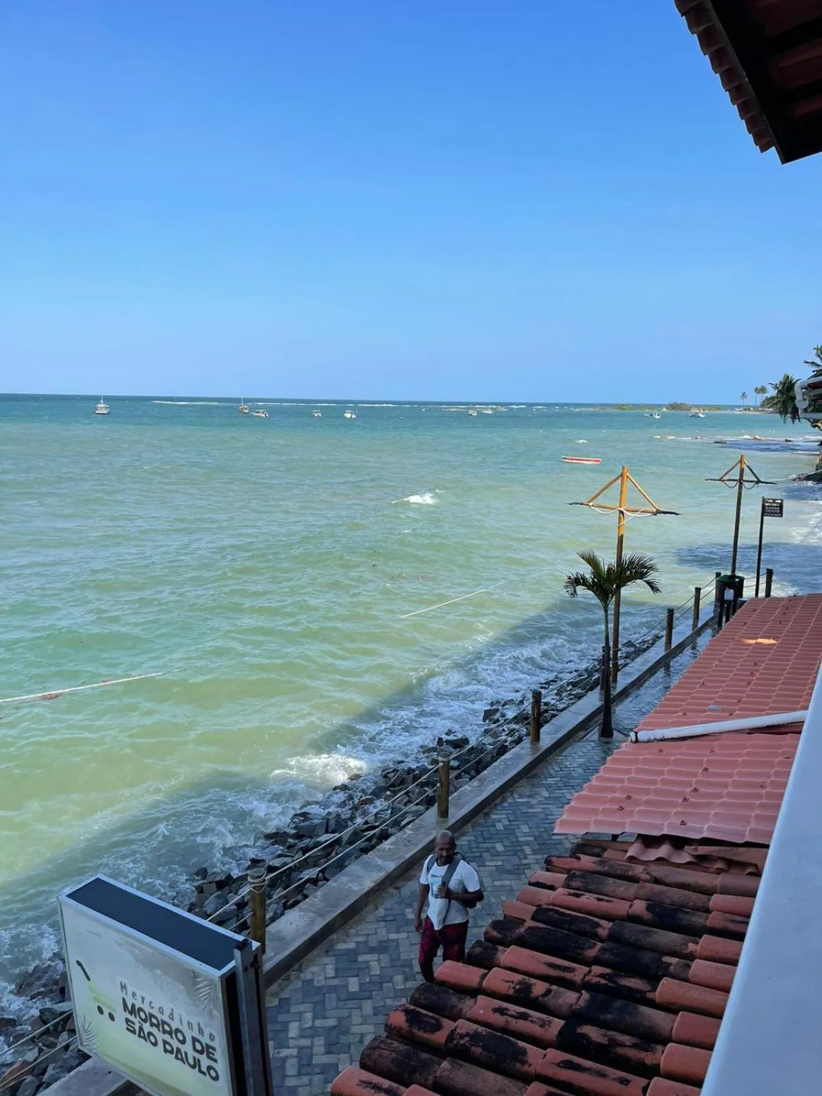 Sea view in Morro de São Paulo Hospedagens