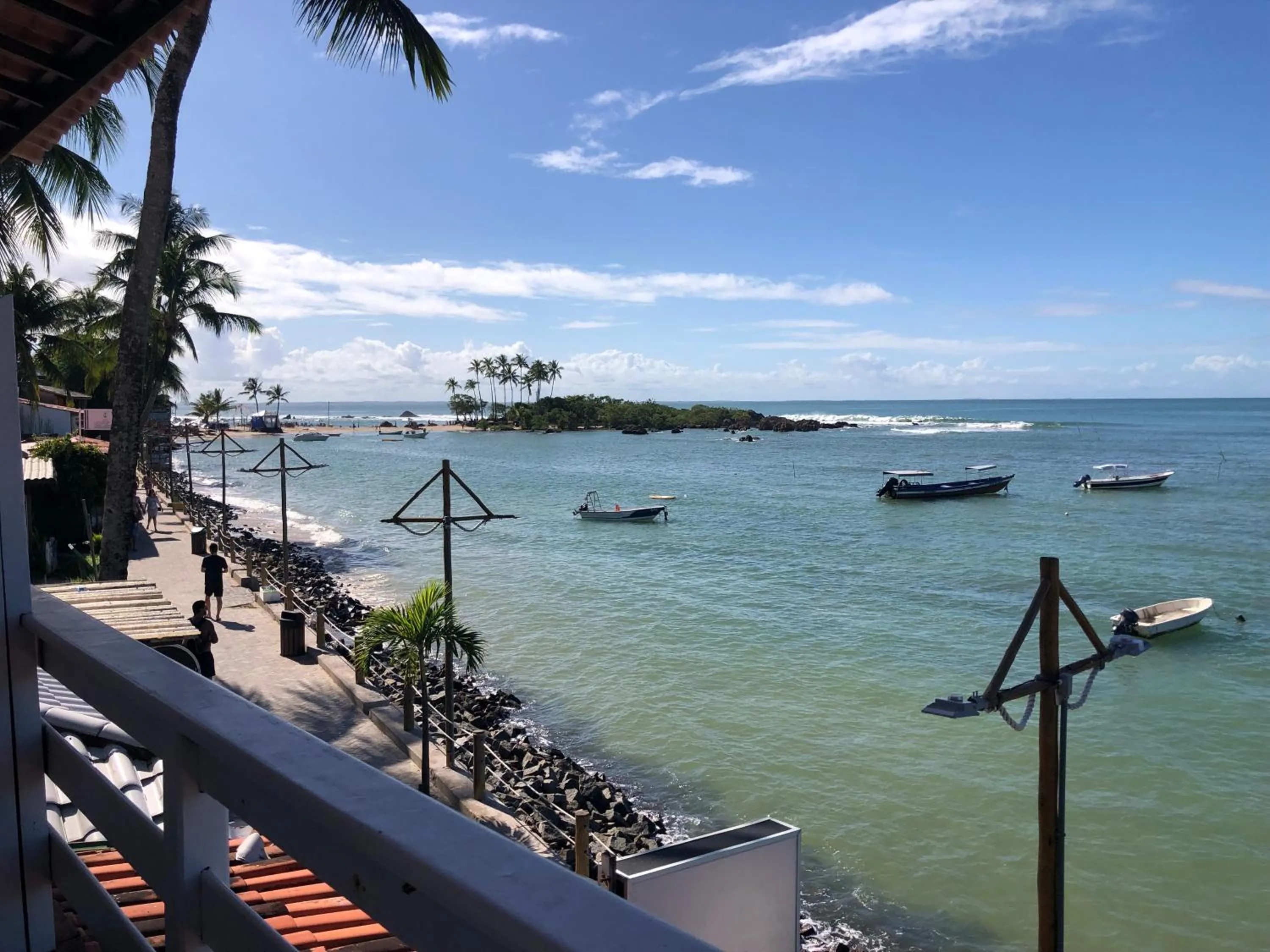 Sea view in Morro de São Paulo Hospedagens