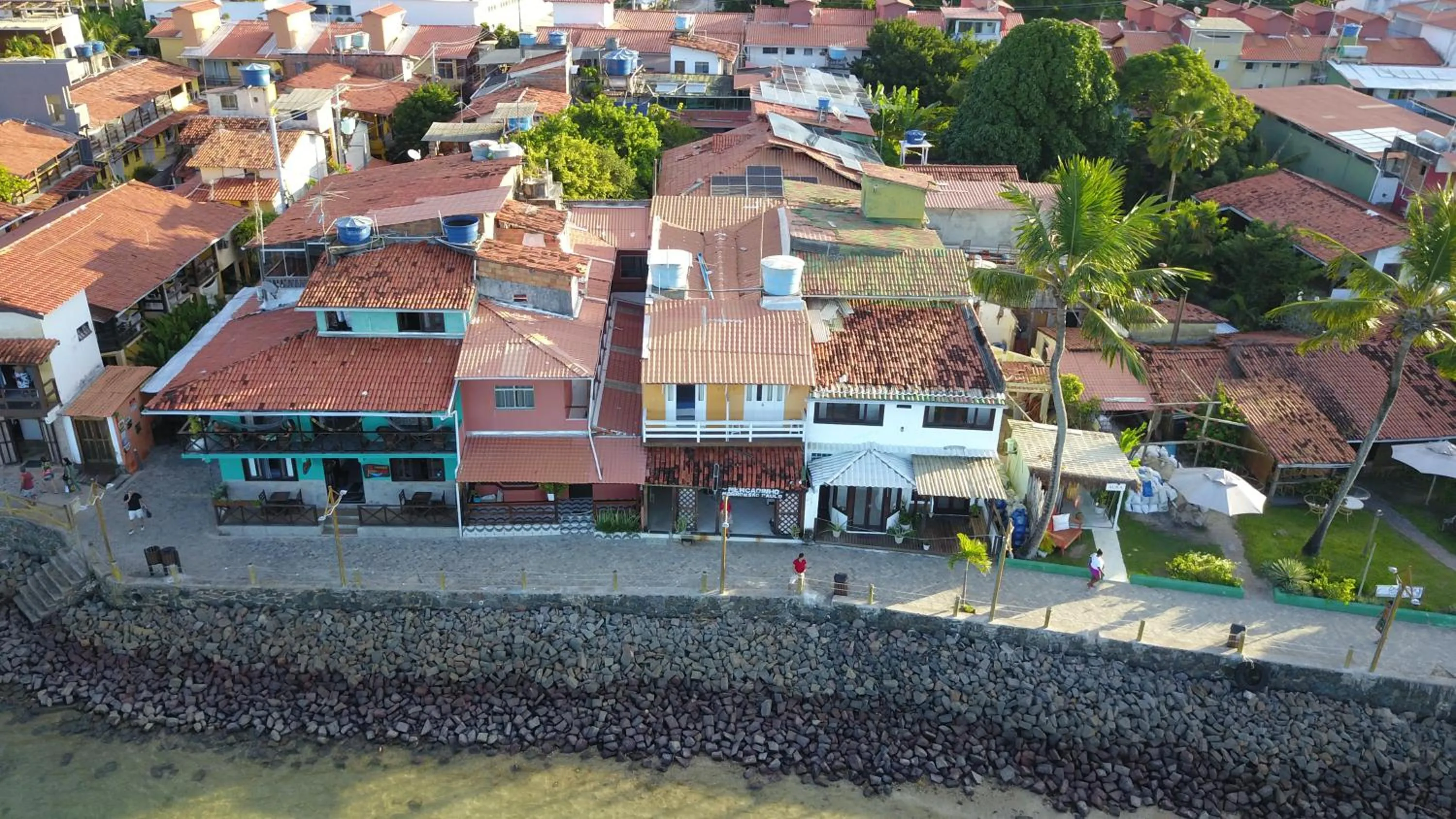 Bird's eye view in Morro de São Paulo Hospedagens
