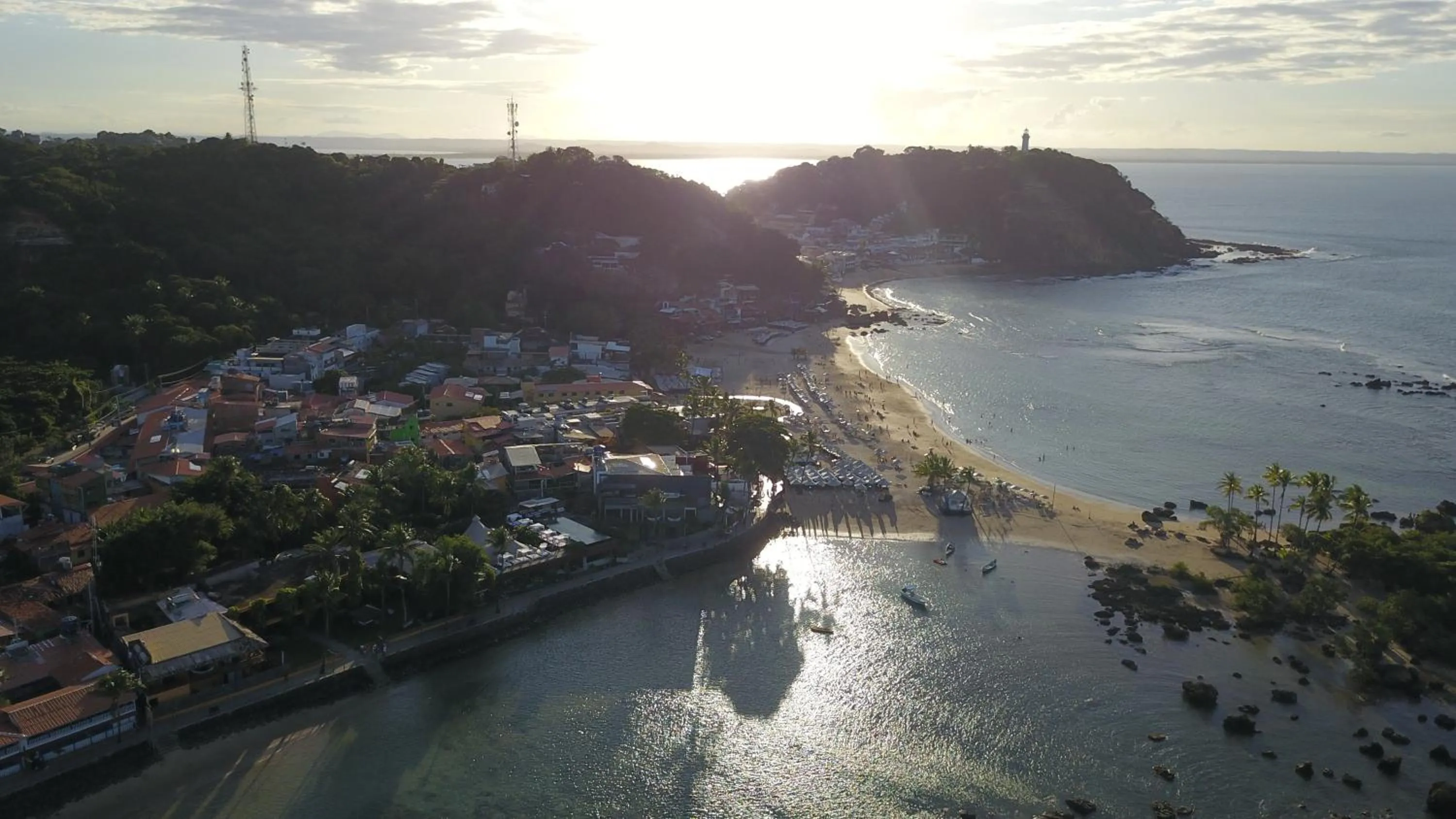 Bird's eye view in Morro de São Paulo Hospedagens
