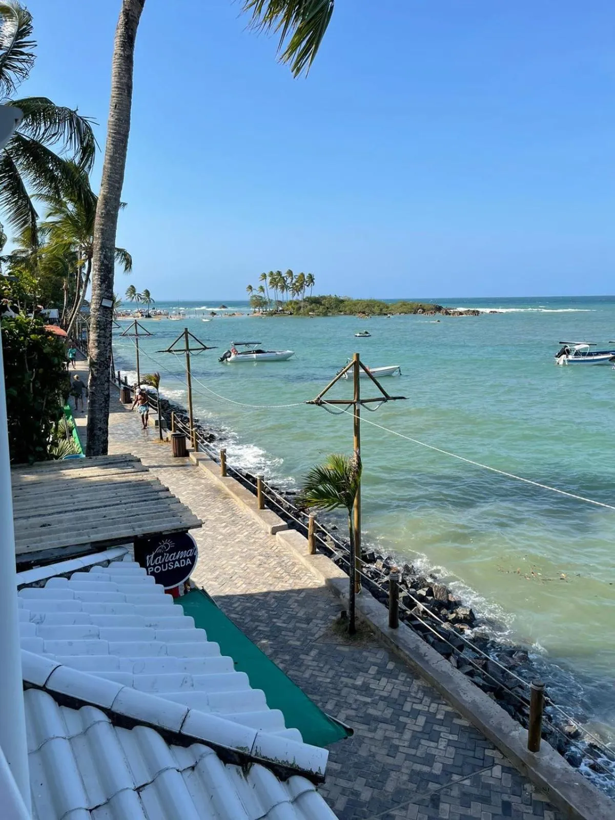 Sea view in Morro de São Paulo Hospedagens
