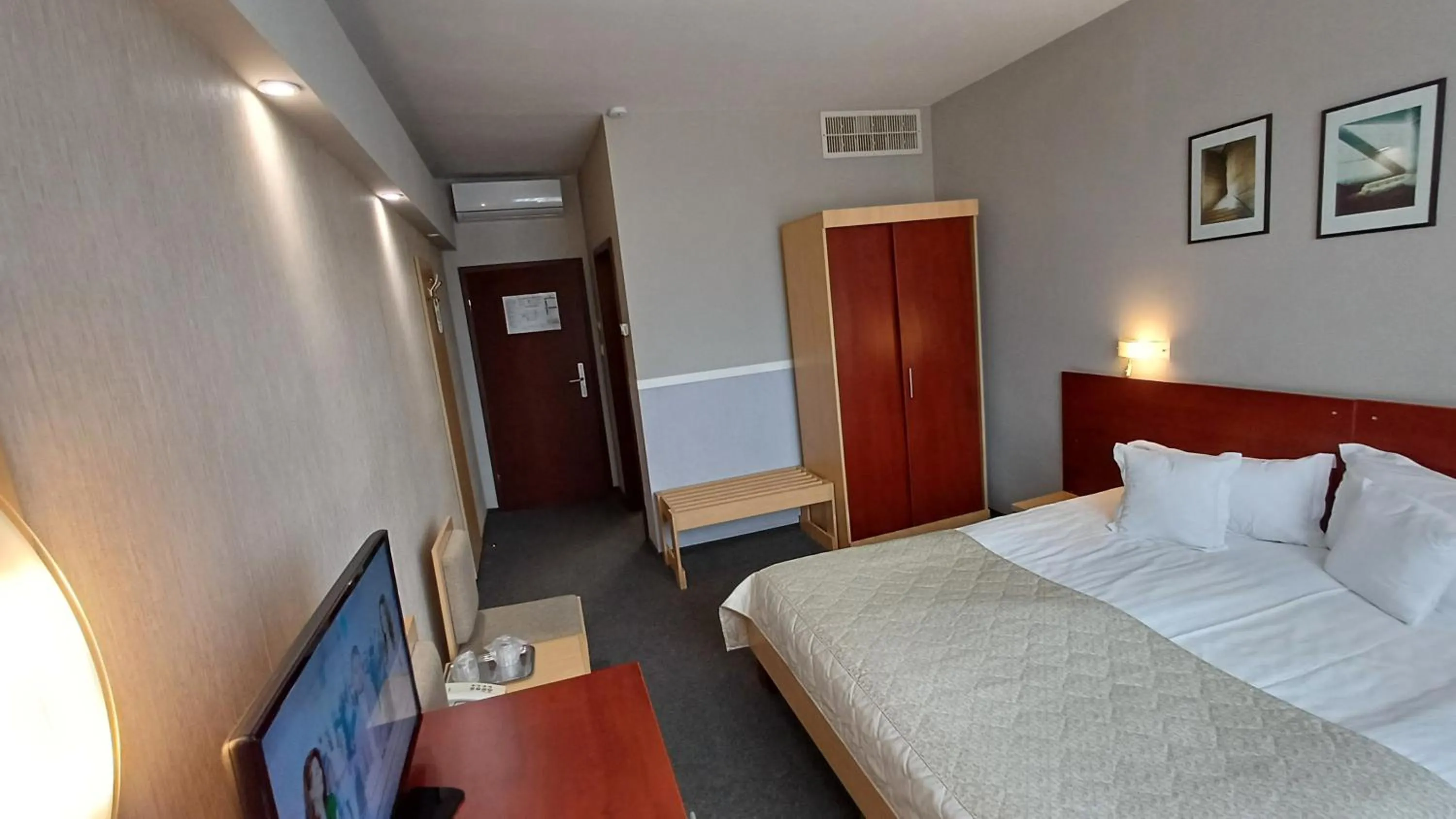 Bed in Hotel Concrete