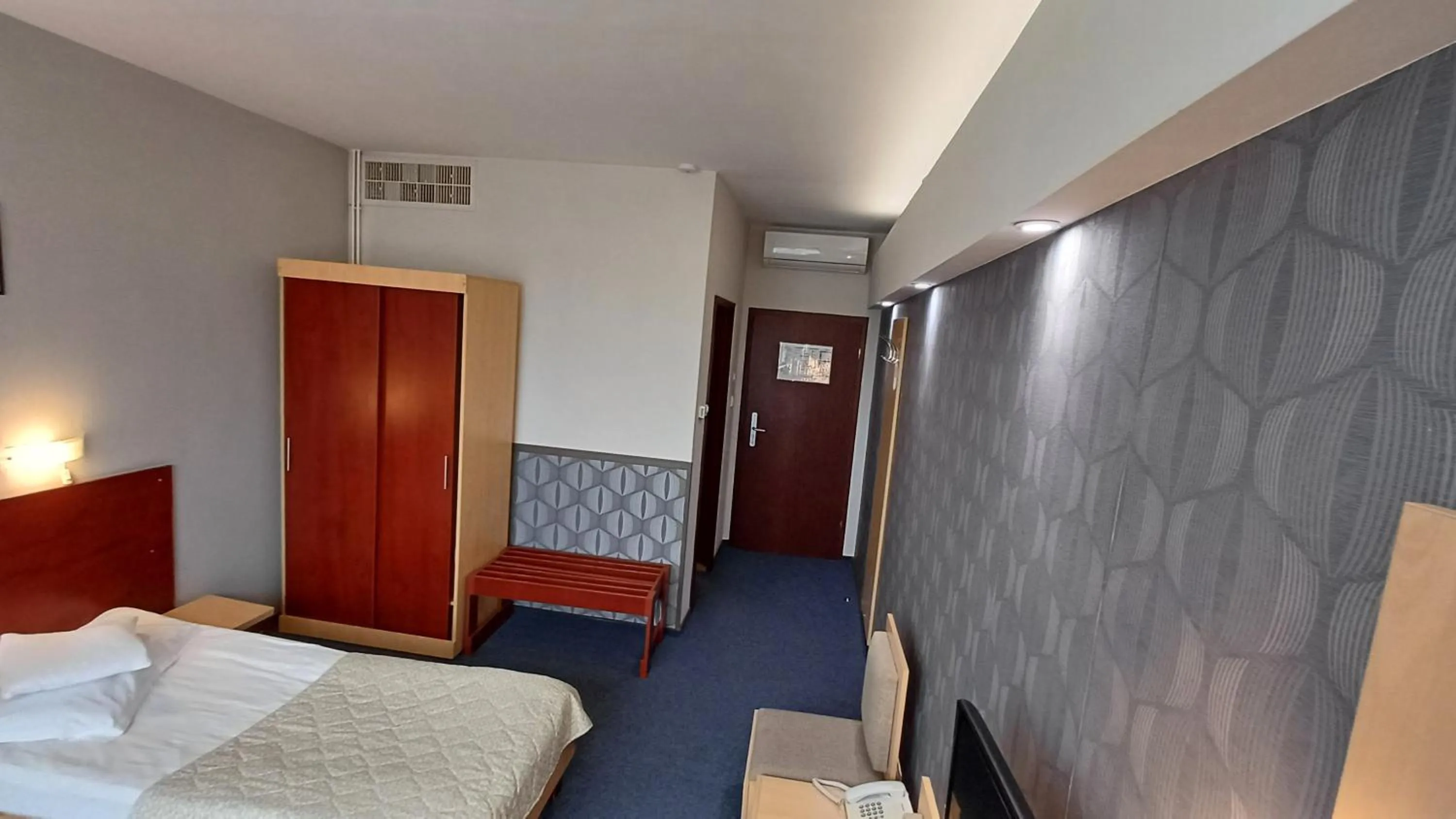 Bed in Hotel Concrete