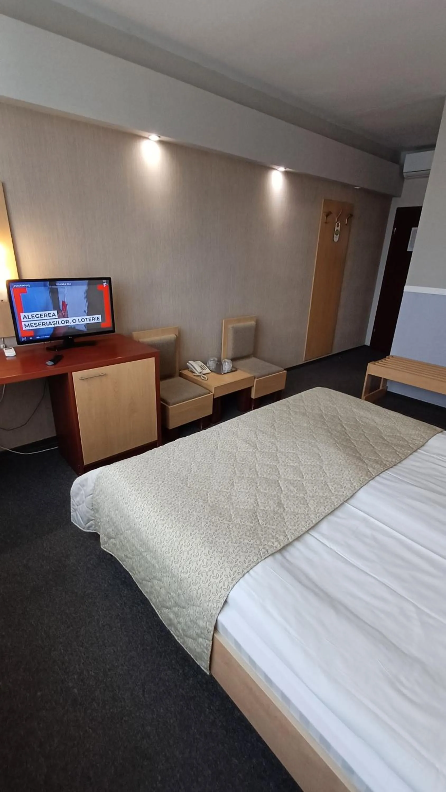 Bed in Hotel Concrete