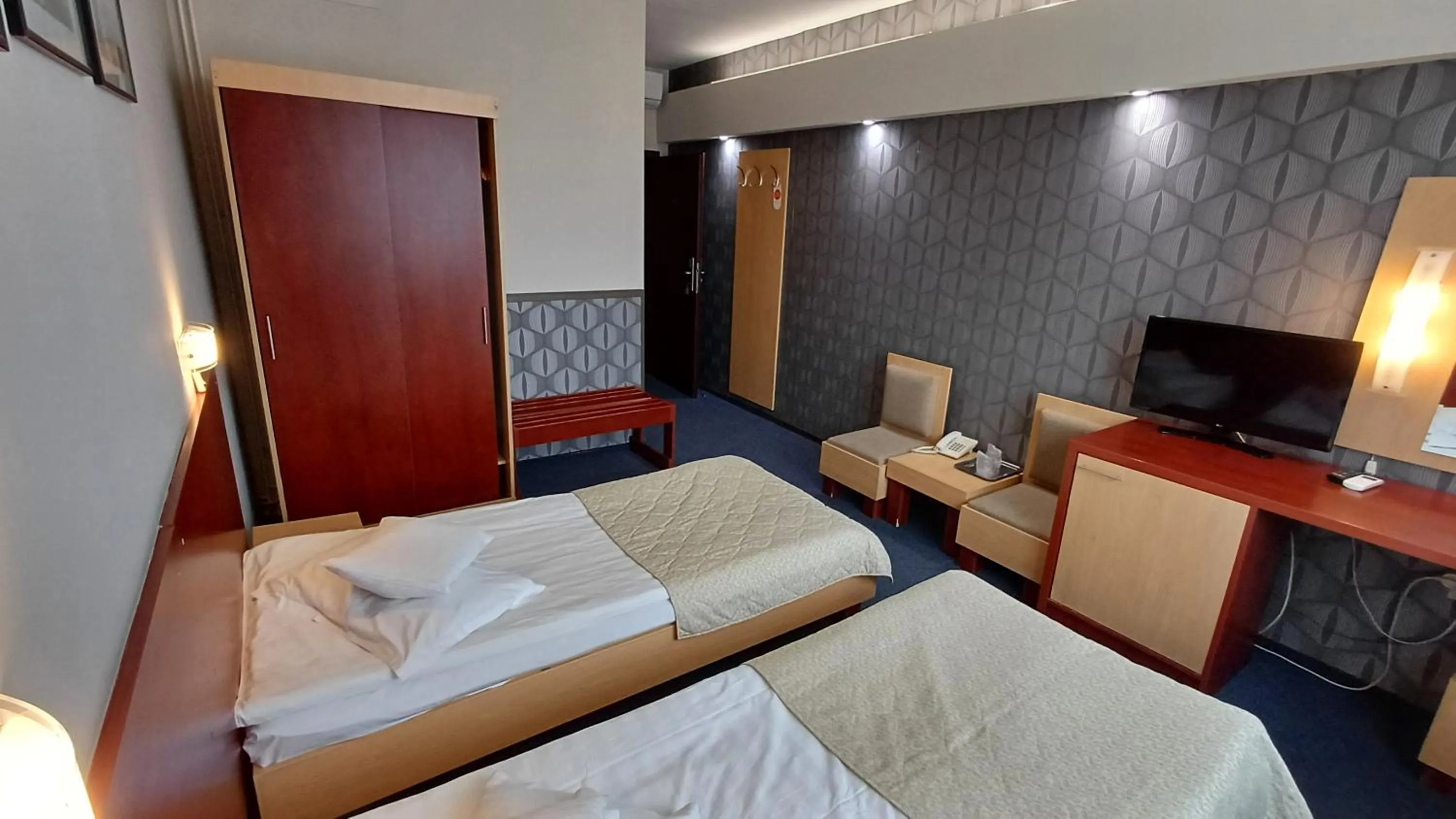 Bed in Hotel Concrete