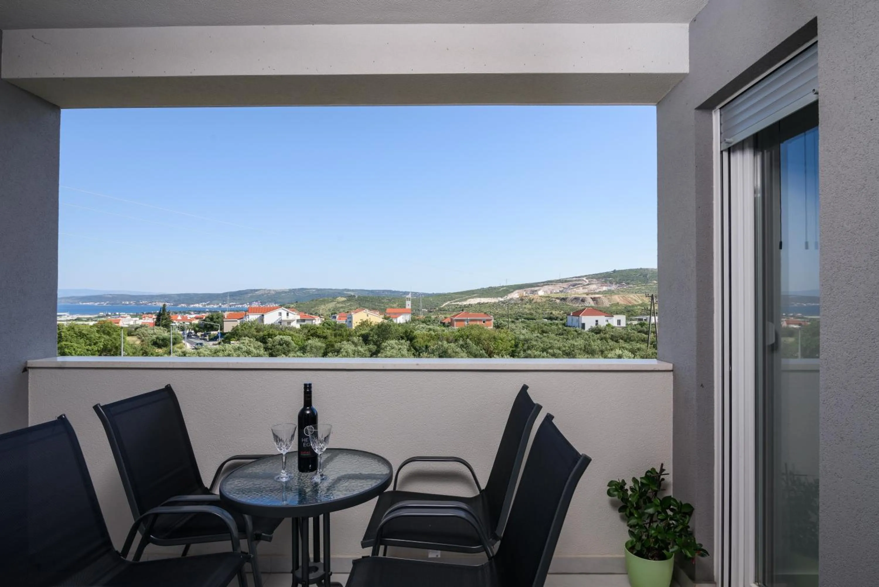 Balcony/Terrace in Apartman Franka