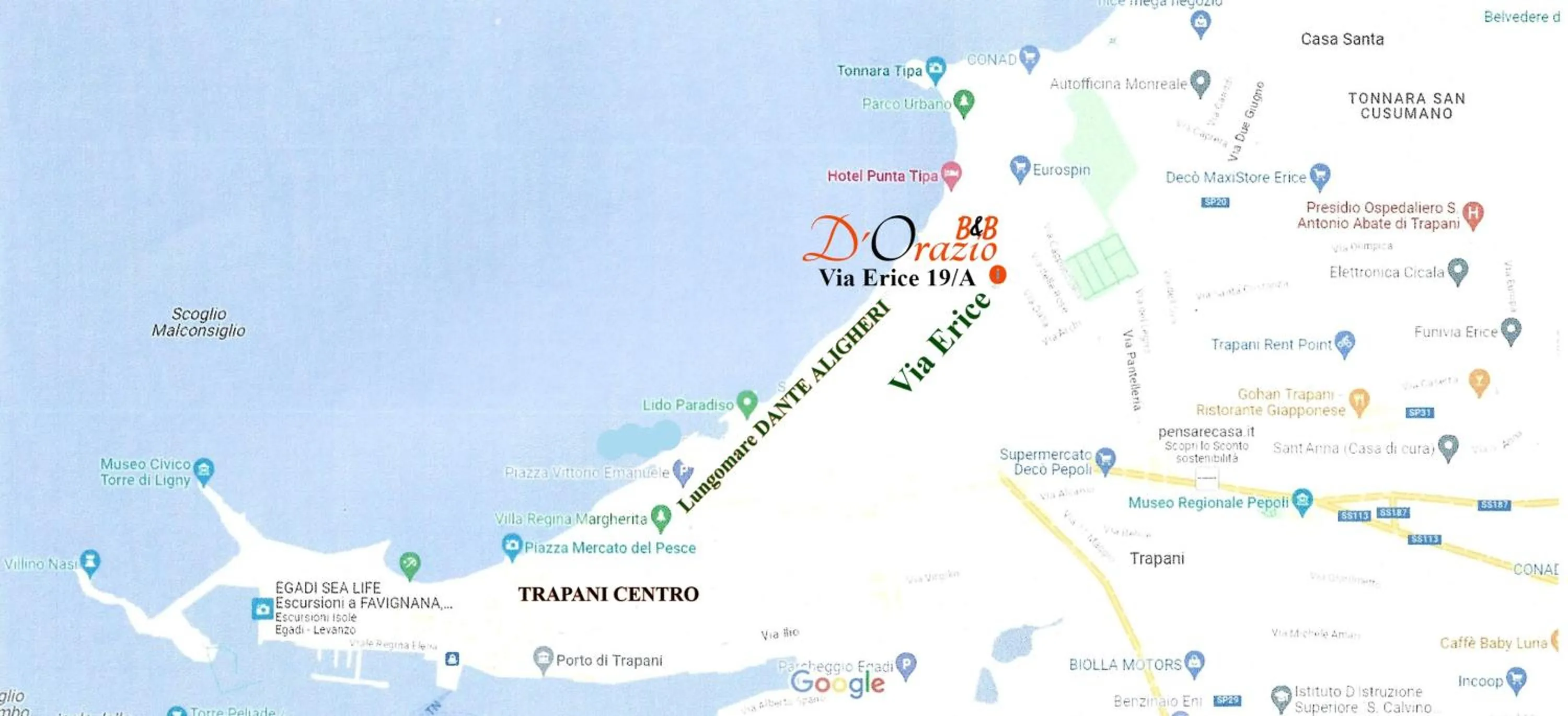 Bird's-eye View in D'Orazio mare e dintorni