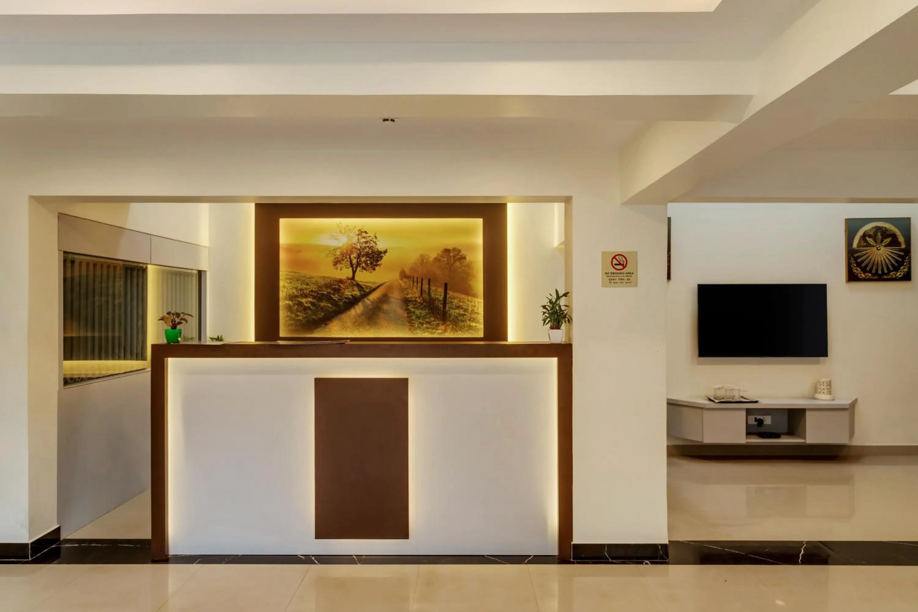 Lobby or reception in La baga Beach Hotel