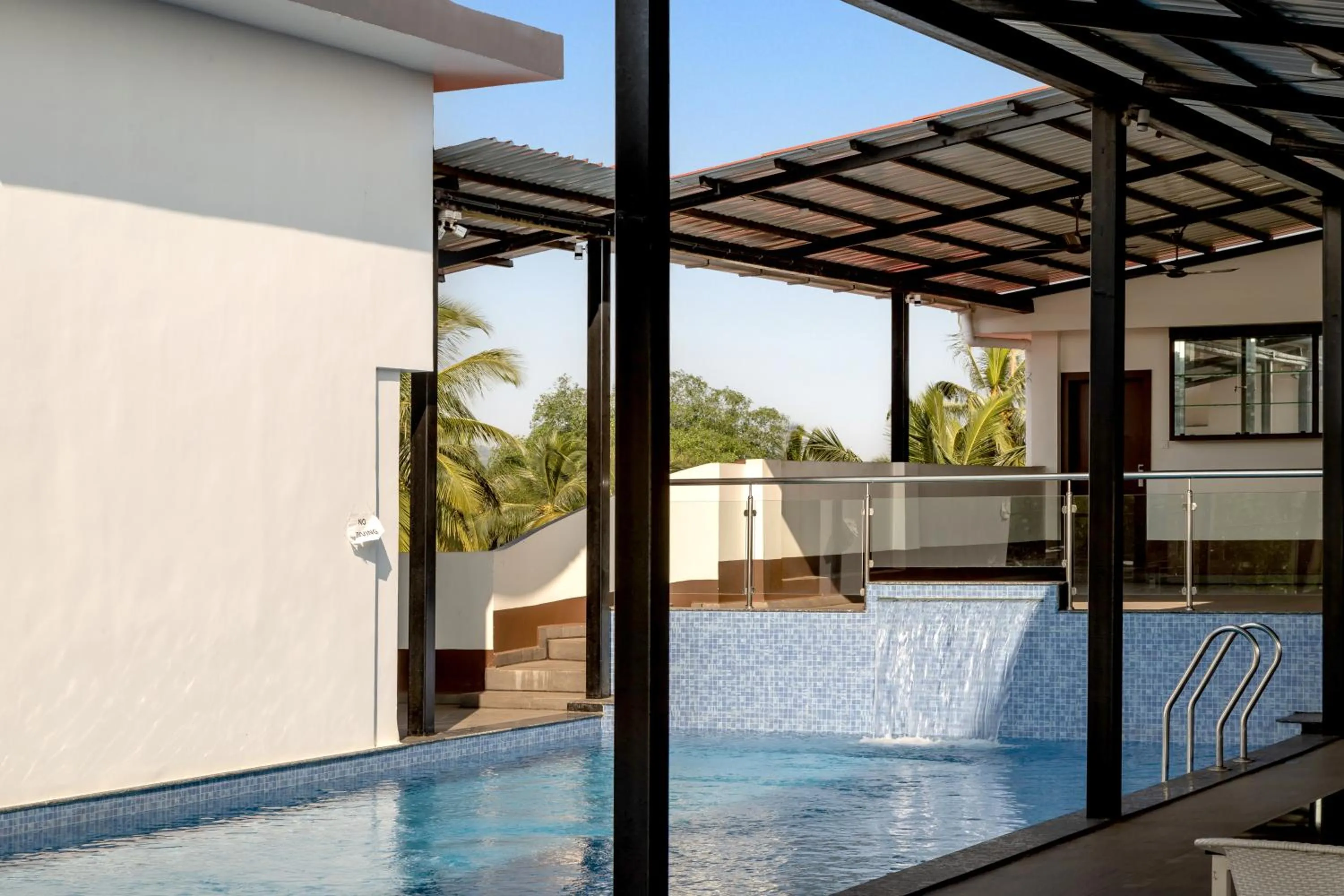 Pool view in La baga Beach Hotel