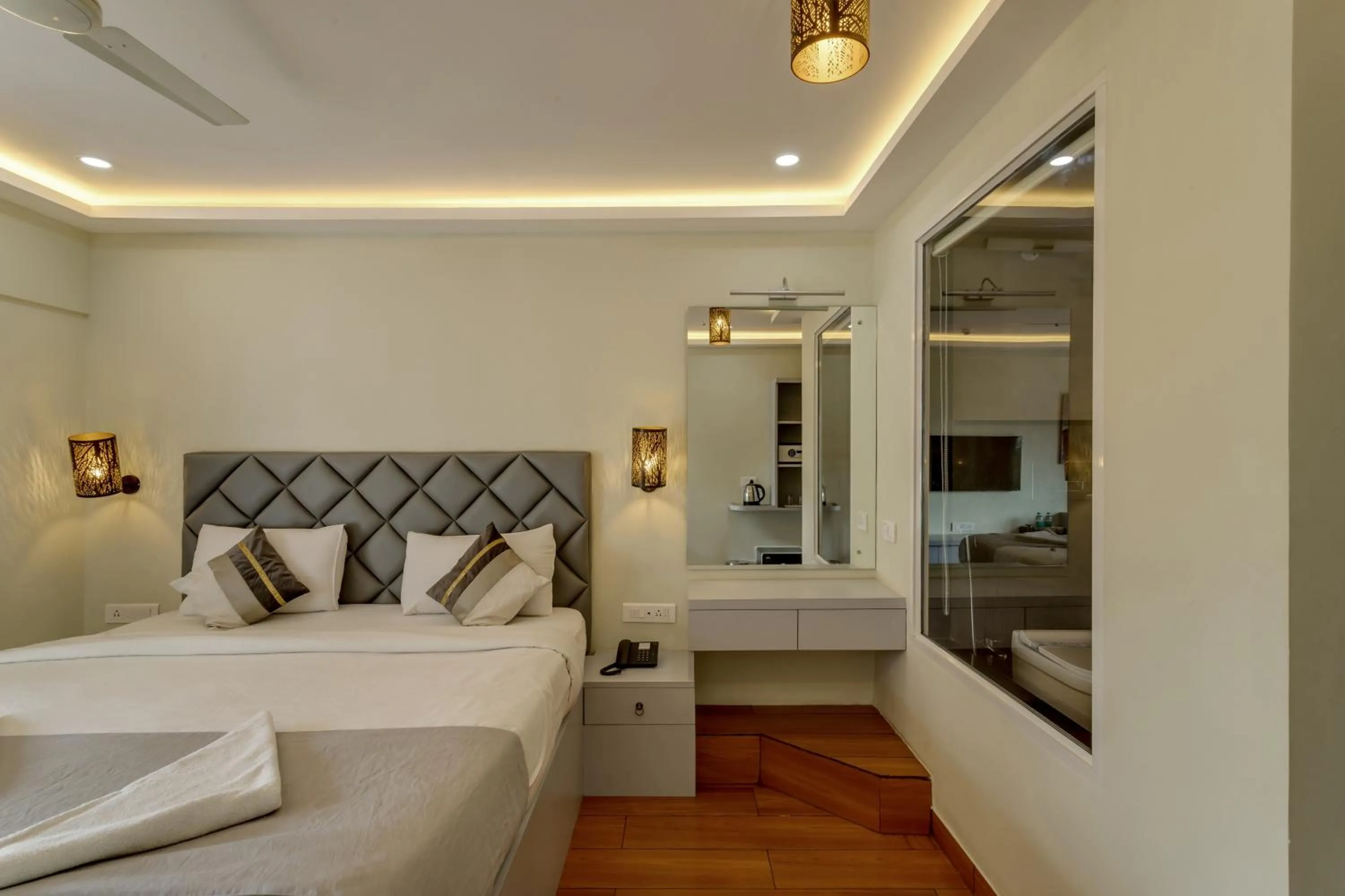 Bed in La baga Beach Hotel