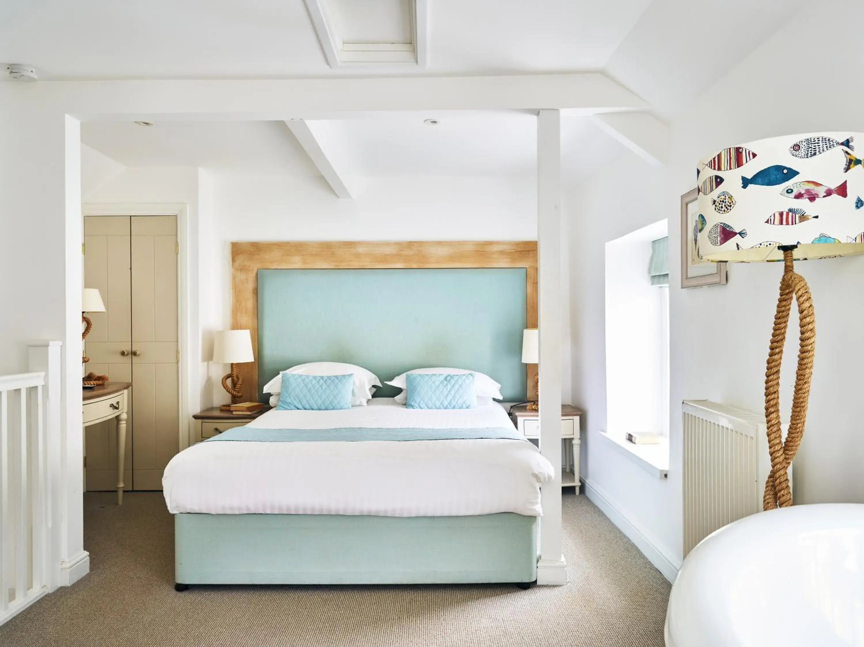 Bedroom, Bed in Lugger Hotel ‘A Bespoke Hotel’ Bedroom, Bed in Lugger Hotel ‘A Bespoke Hotel’
