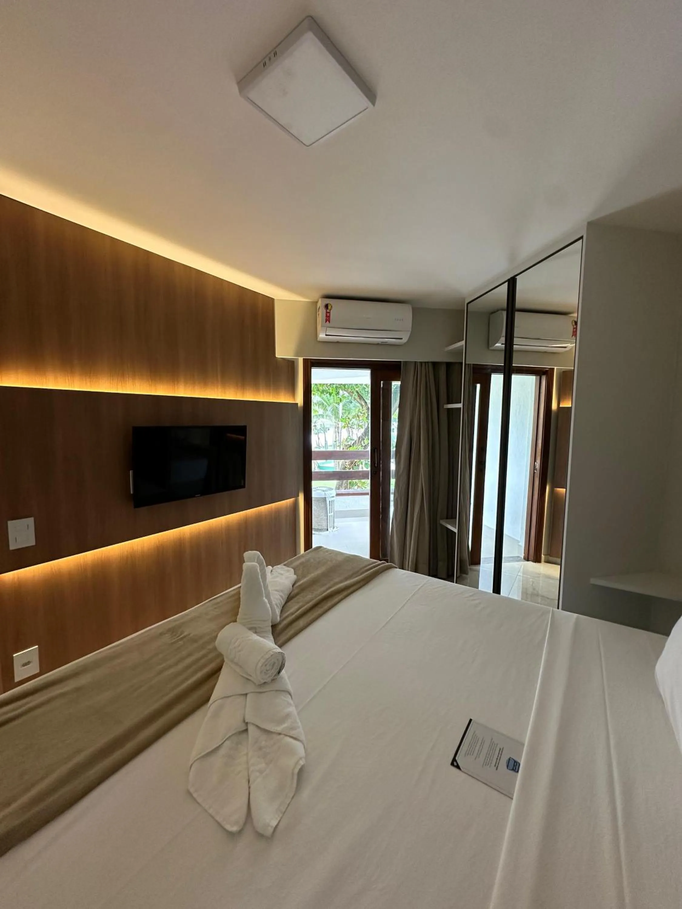 Bed in Jatiuca Suítes Resort FLAT