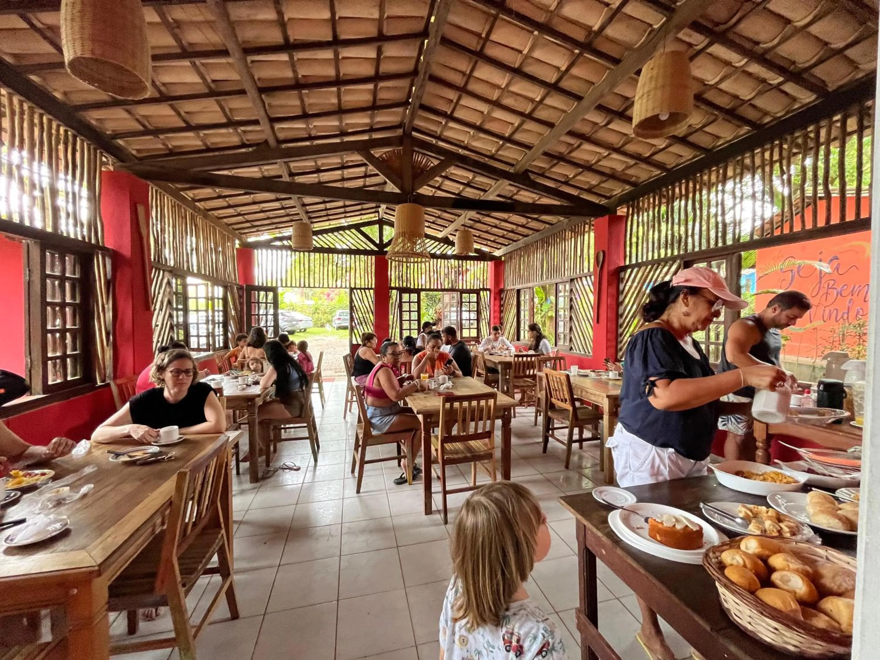 Food and drinks in Pousada Canto do sabiá Imbassaí
