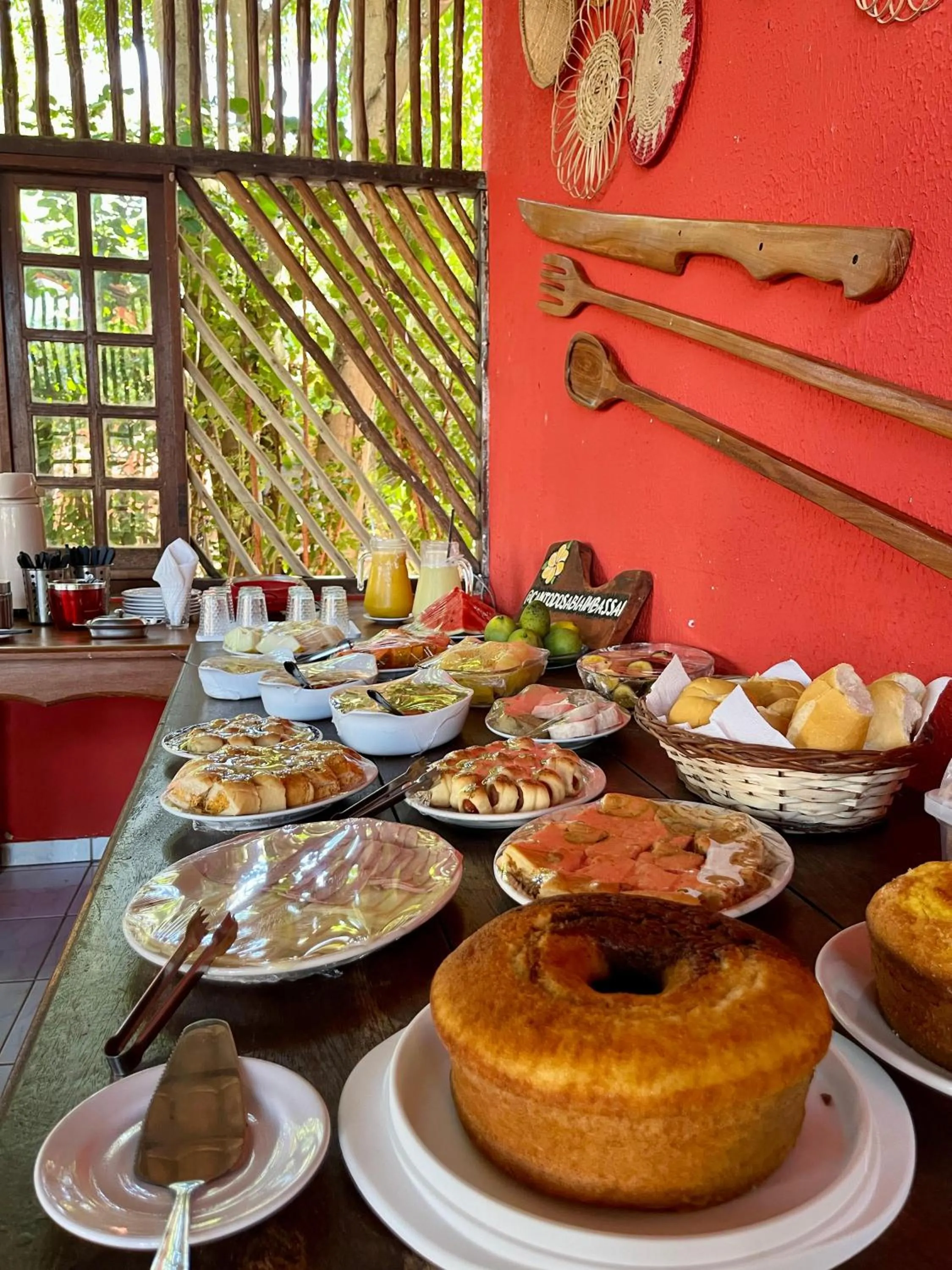 Food and drinks in Pousada Canto do sabiá Imbassaí