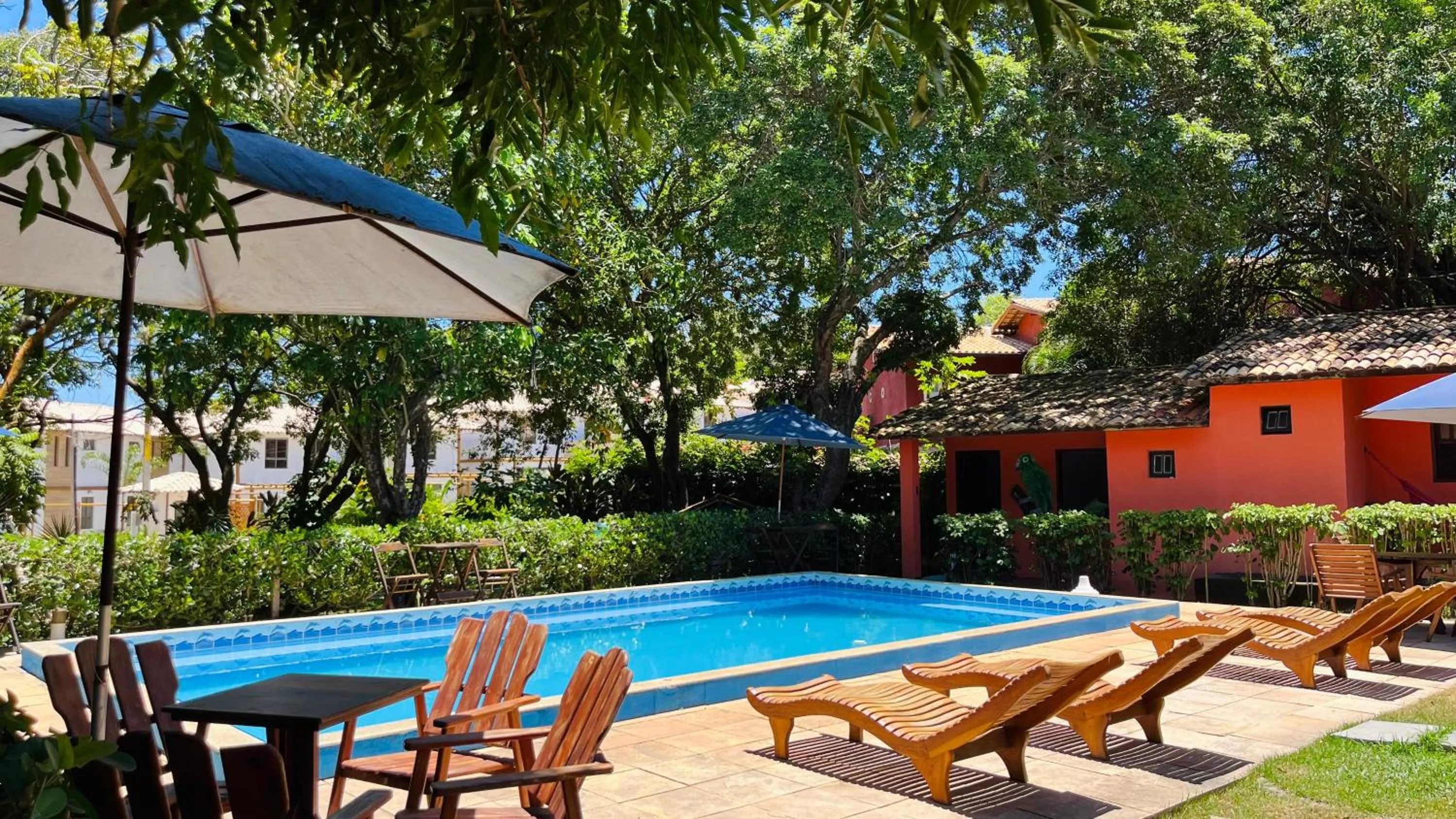 Patio in Pousada Canto do sabiá Imbassaí
