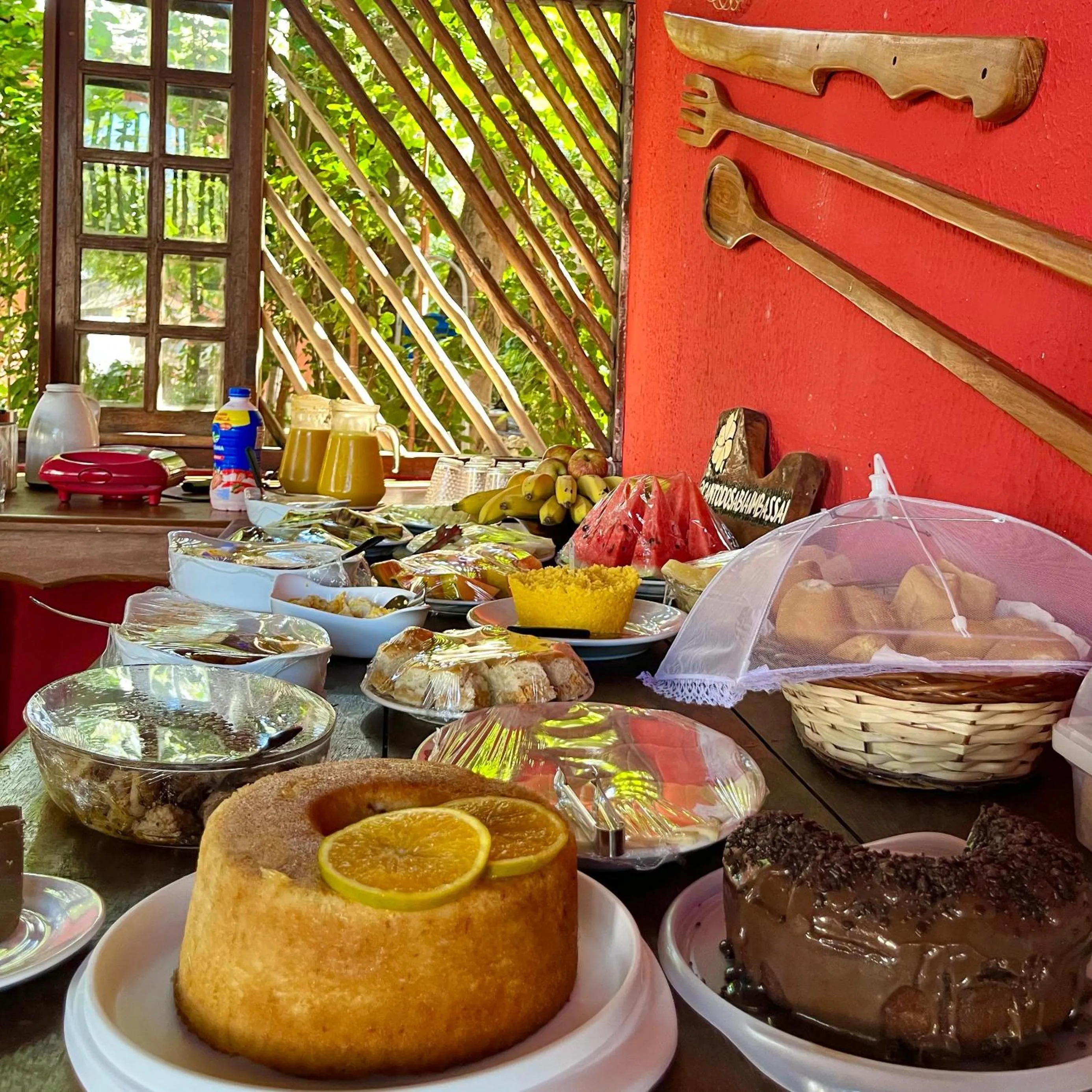 Food and drinks in Pousada Canto do sabiá Imbassaí