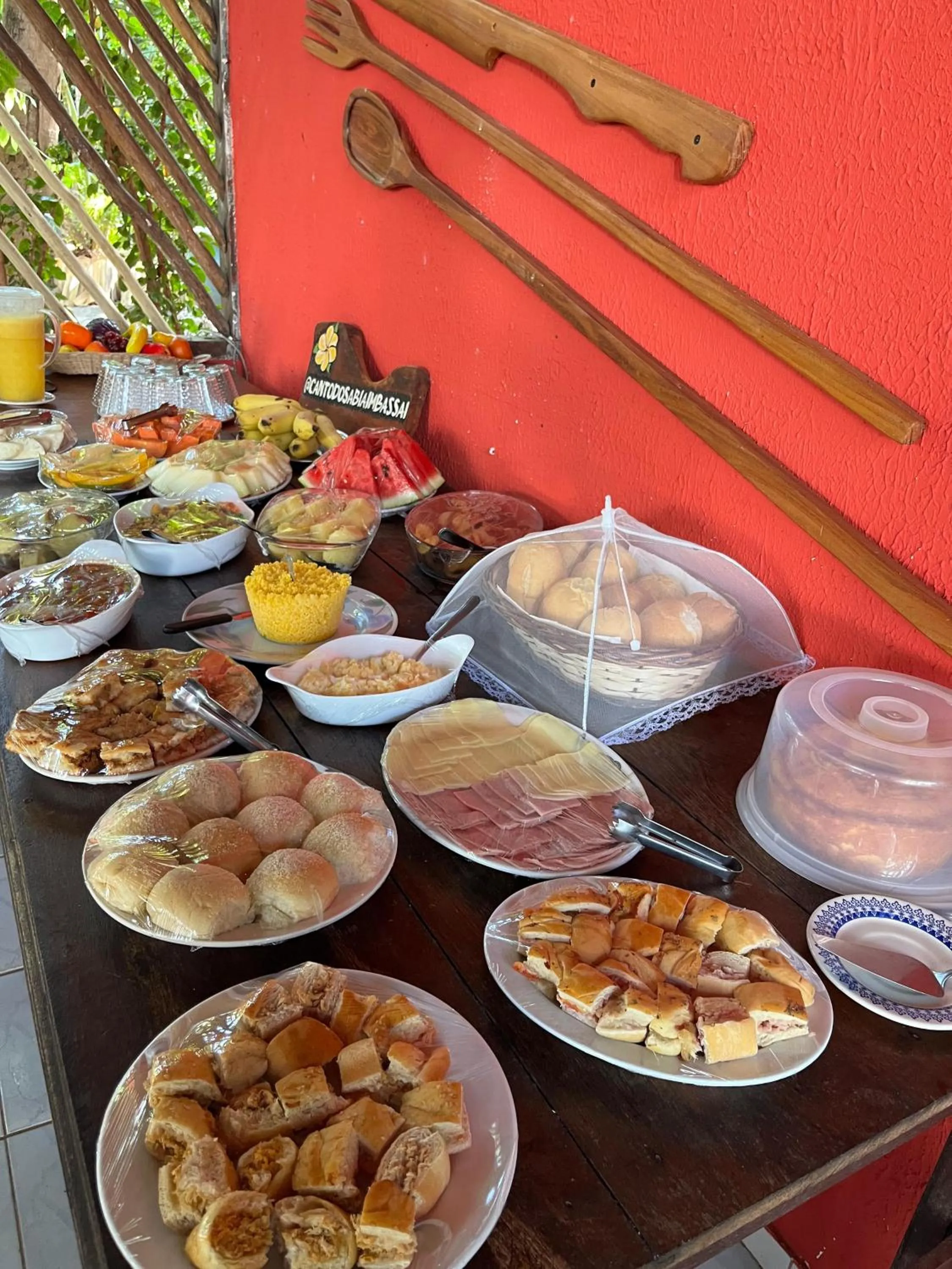 Breakfast in Pousada Canto do sabiá Imbassaí