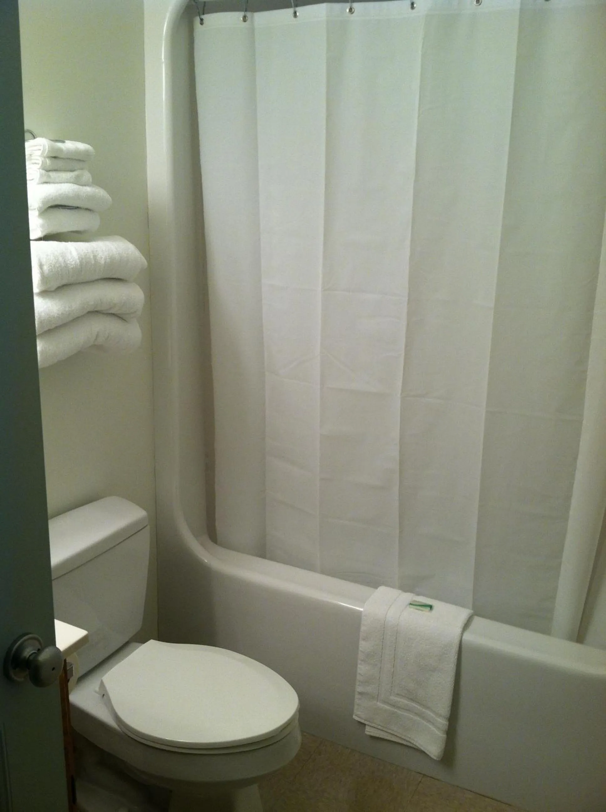 Shower in Village Inn Motel