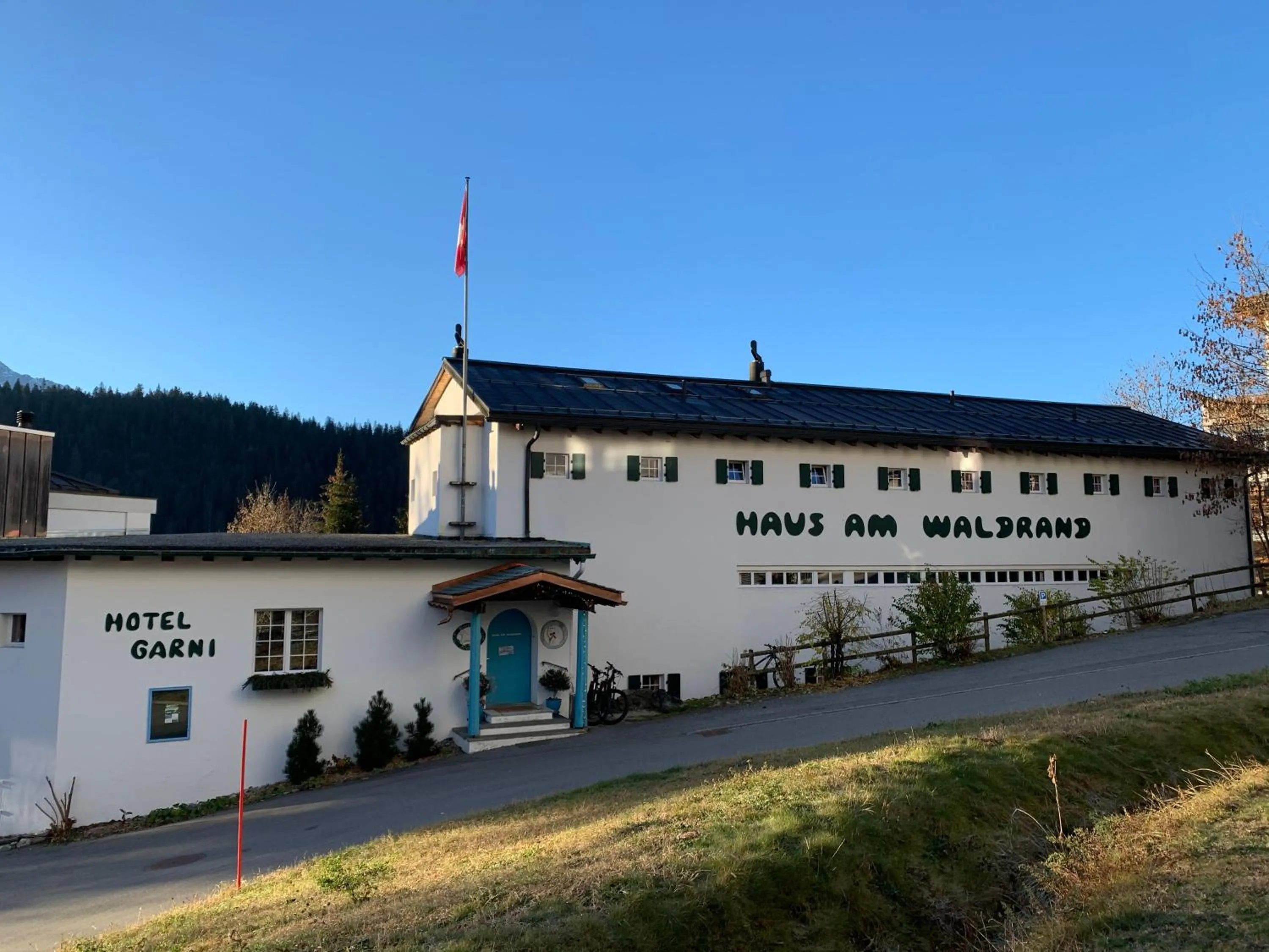 Facade/entrance in Hotel Haus am Waldrand