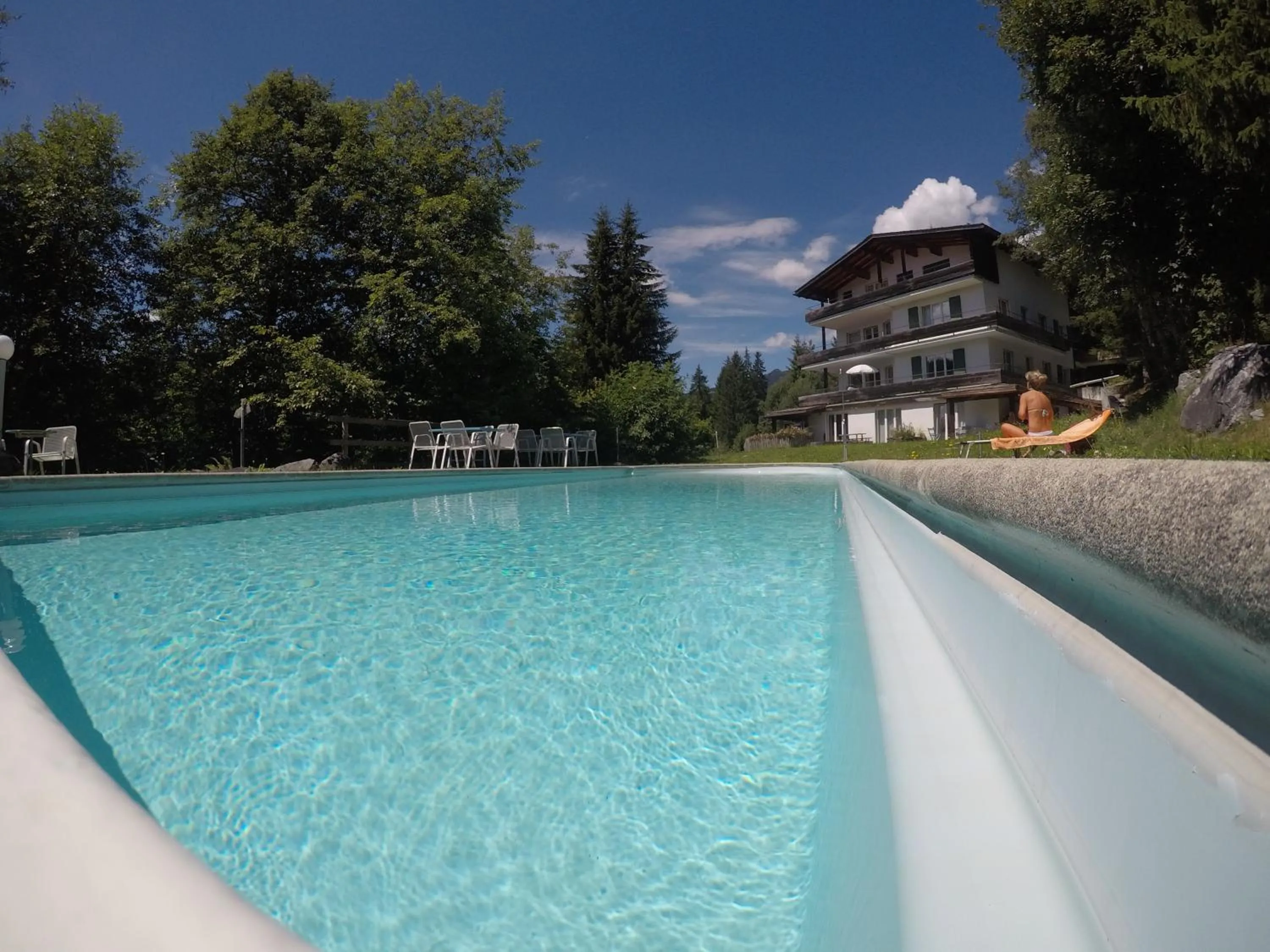 Swimming pool in Hotel Haus am Waldrand