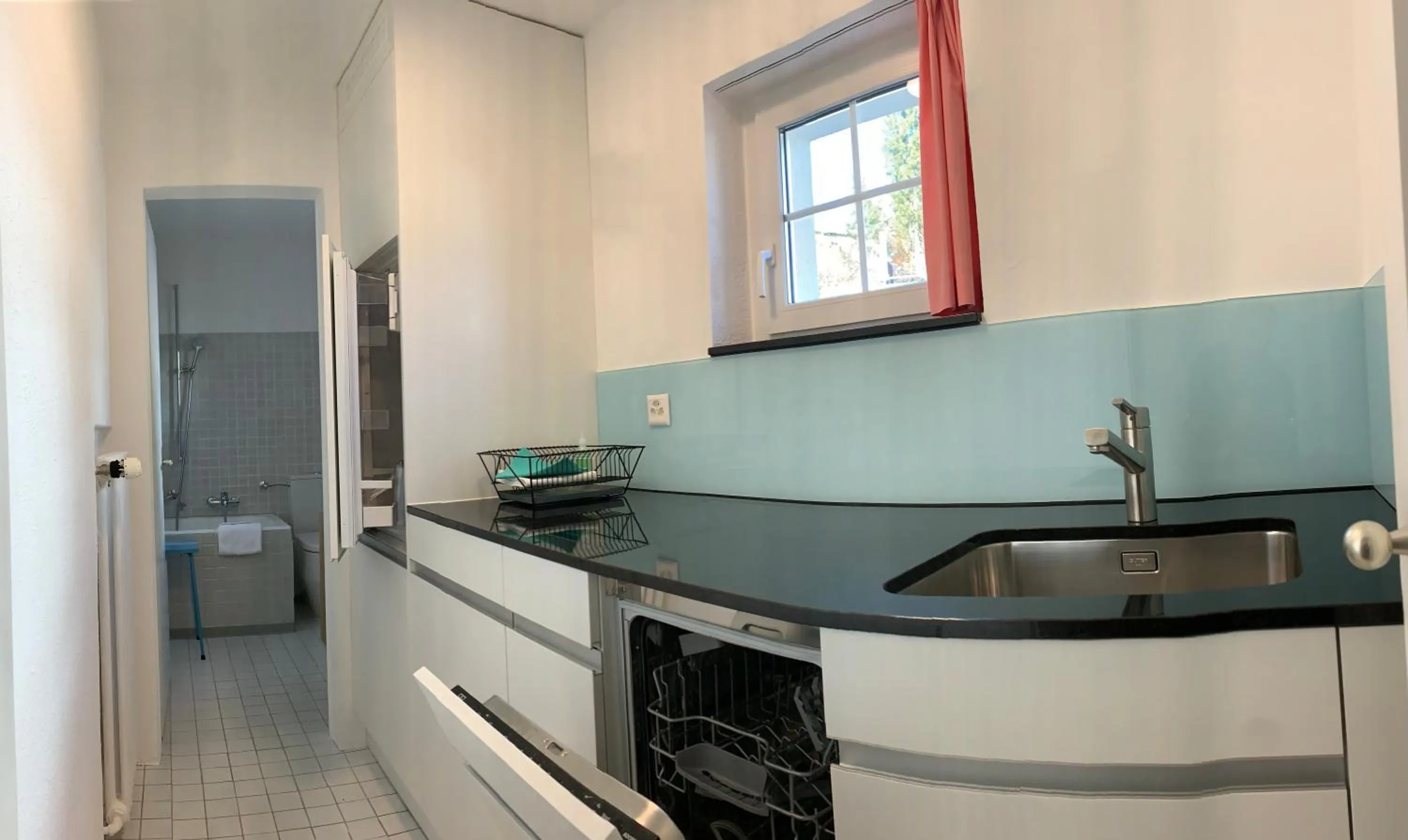 Kitchen or kitchenette in Hotel Haus am Waldrand