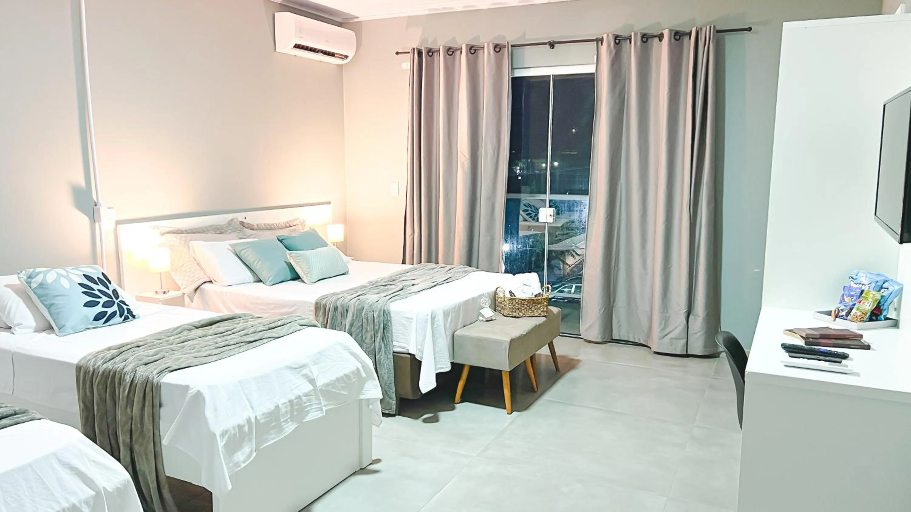 Bed in Pousada da Bia Praia