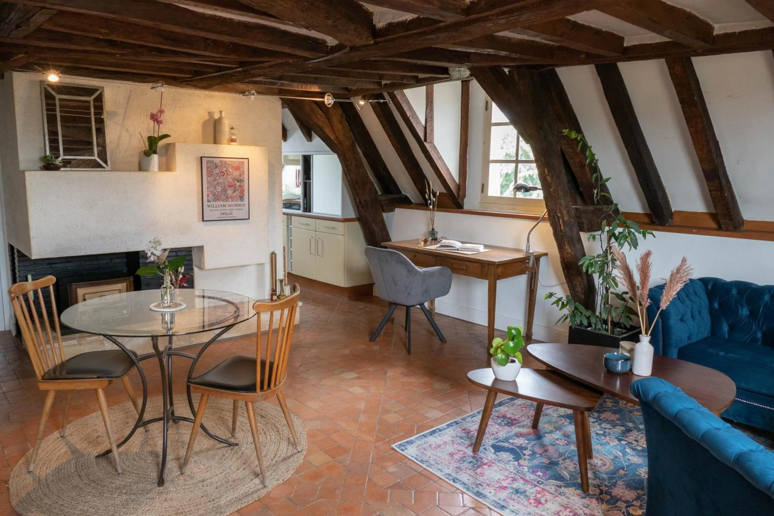 Living room in Suite Toussaint - Calme & Authentique