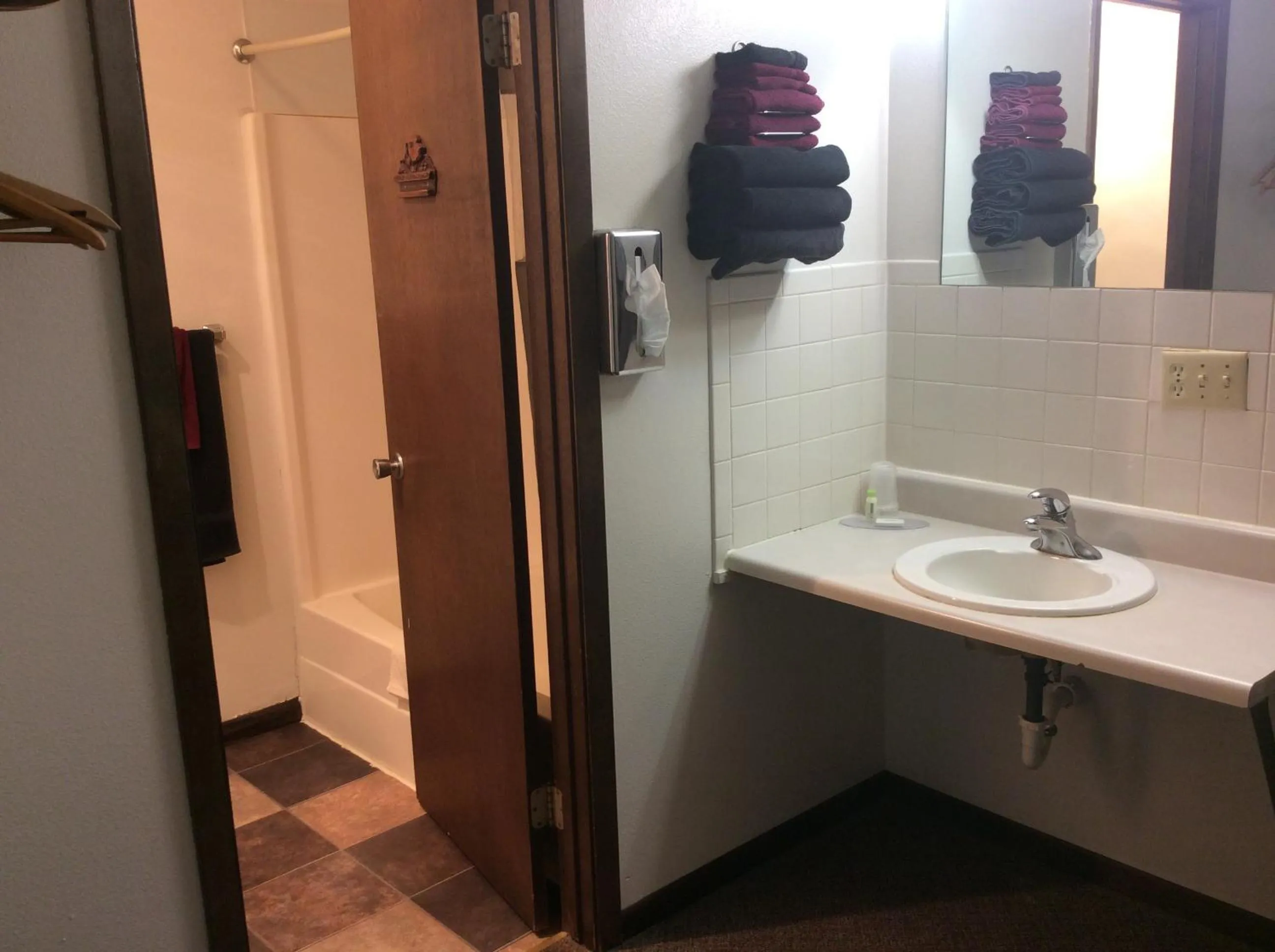 Bathroom in Sports Club Motel