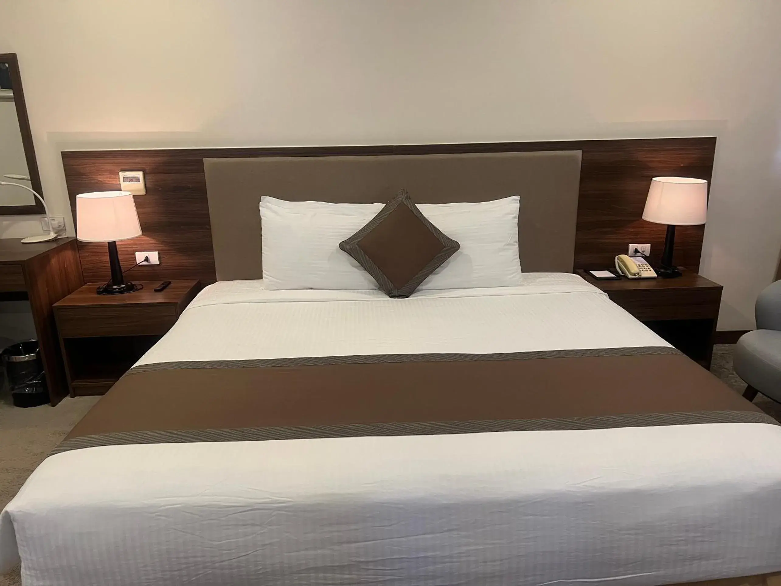 Bed in Mường Thanh Grand Dien Bien Phu Hotel Bed in Mường Thanh Grand Dien Bien Phu Hotel