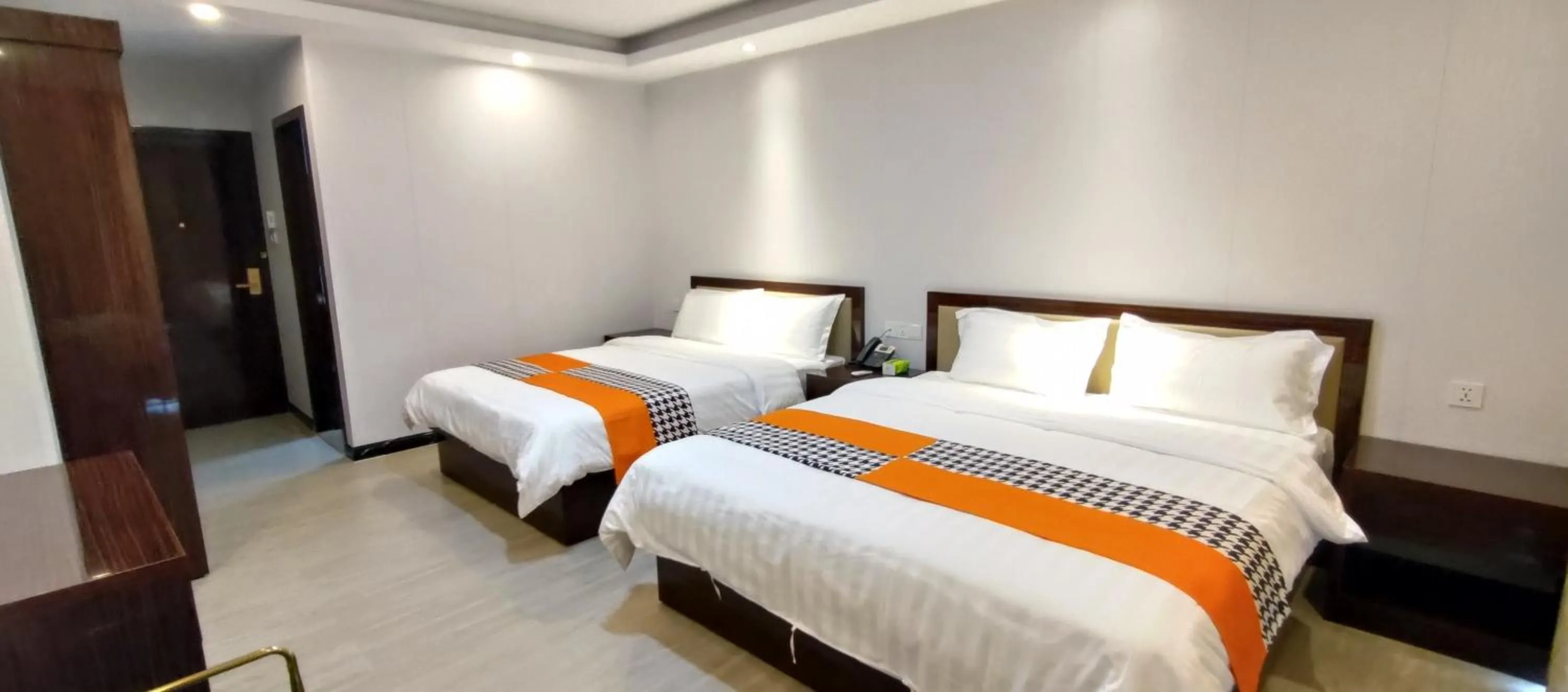 Bed in Sky Garden Hotel