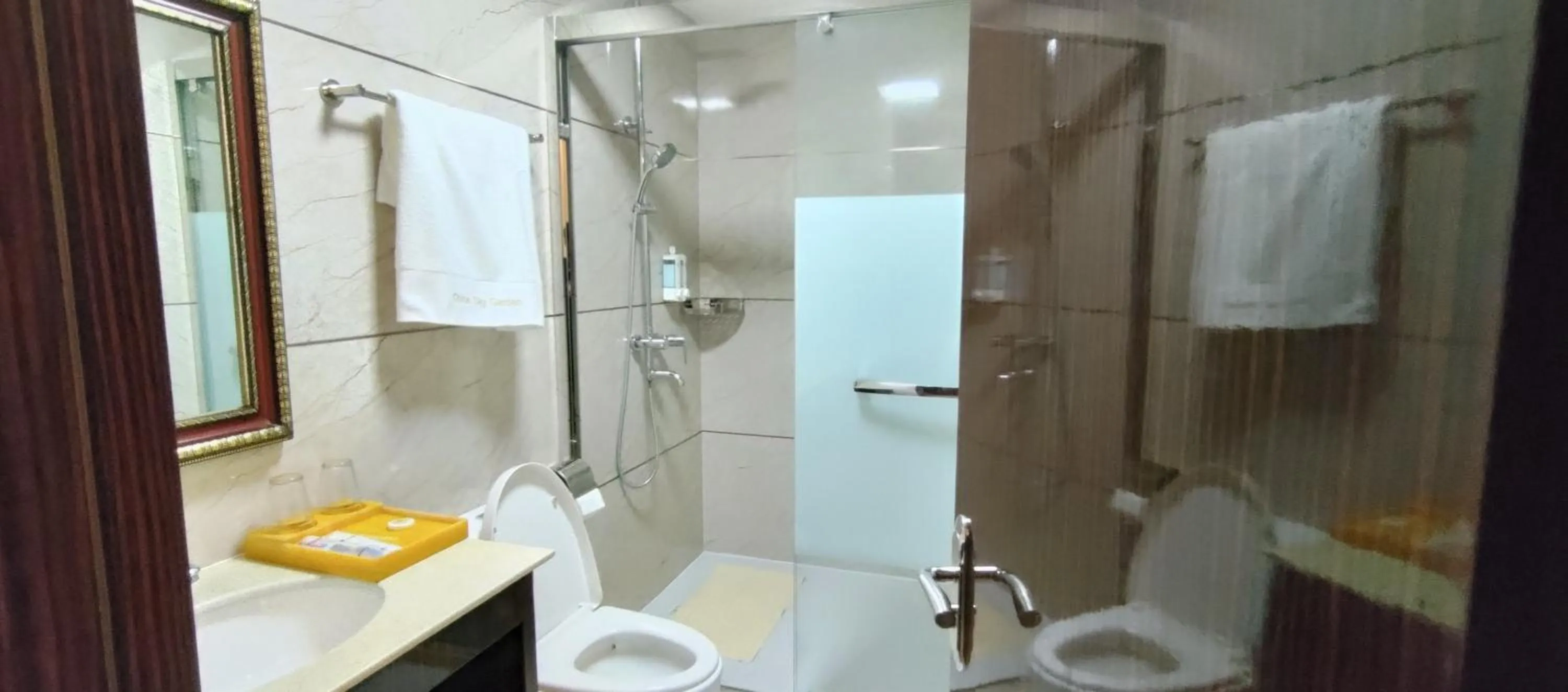 Shower in Sky Garden Hotel