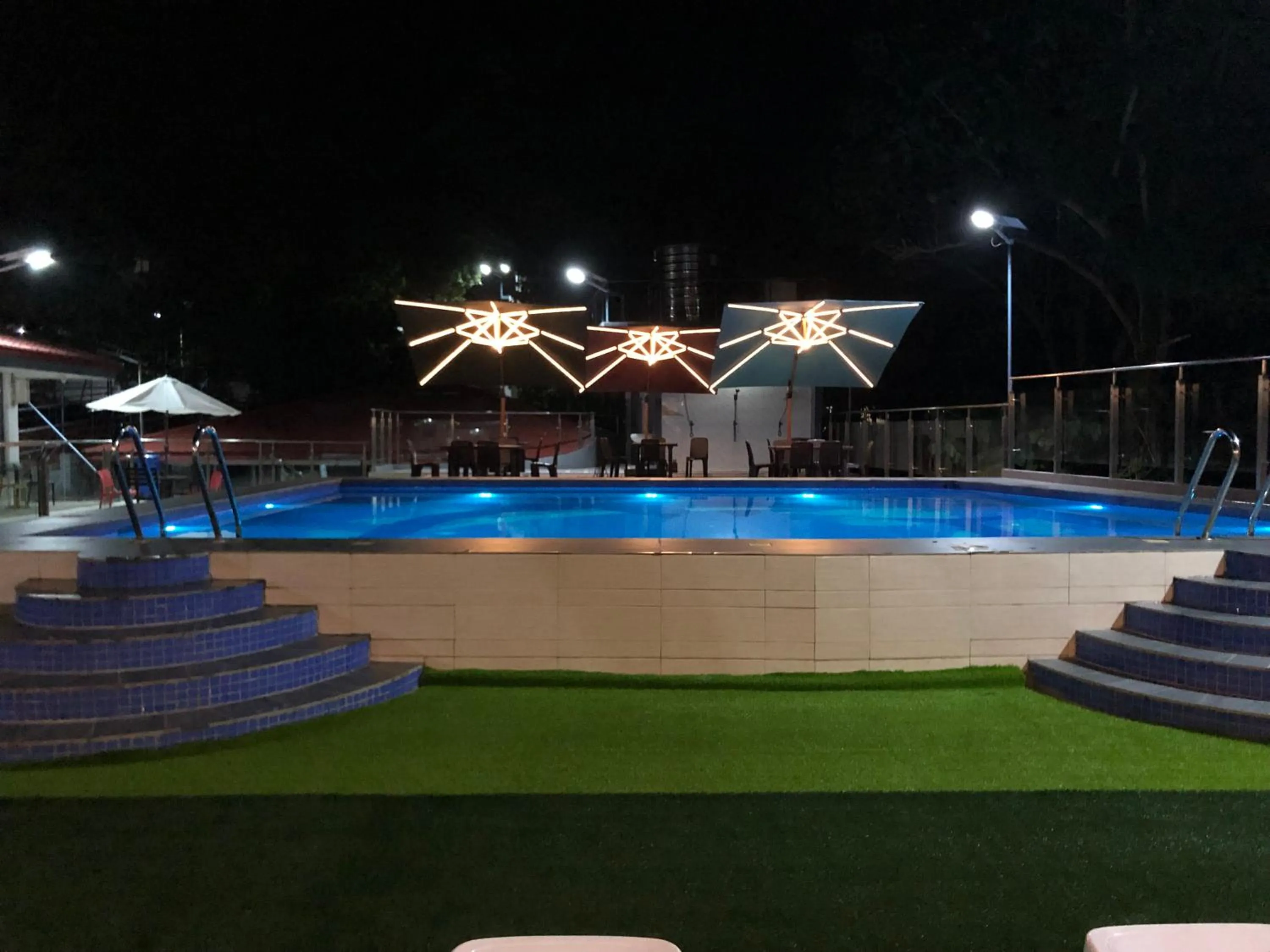 Pool view in Sky Garden Hotel