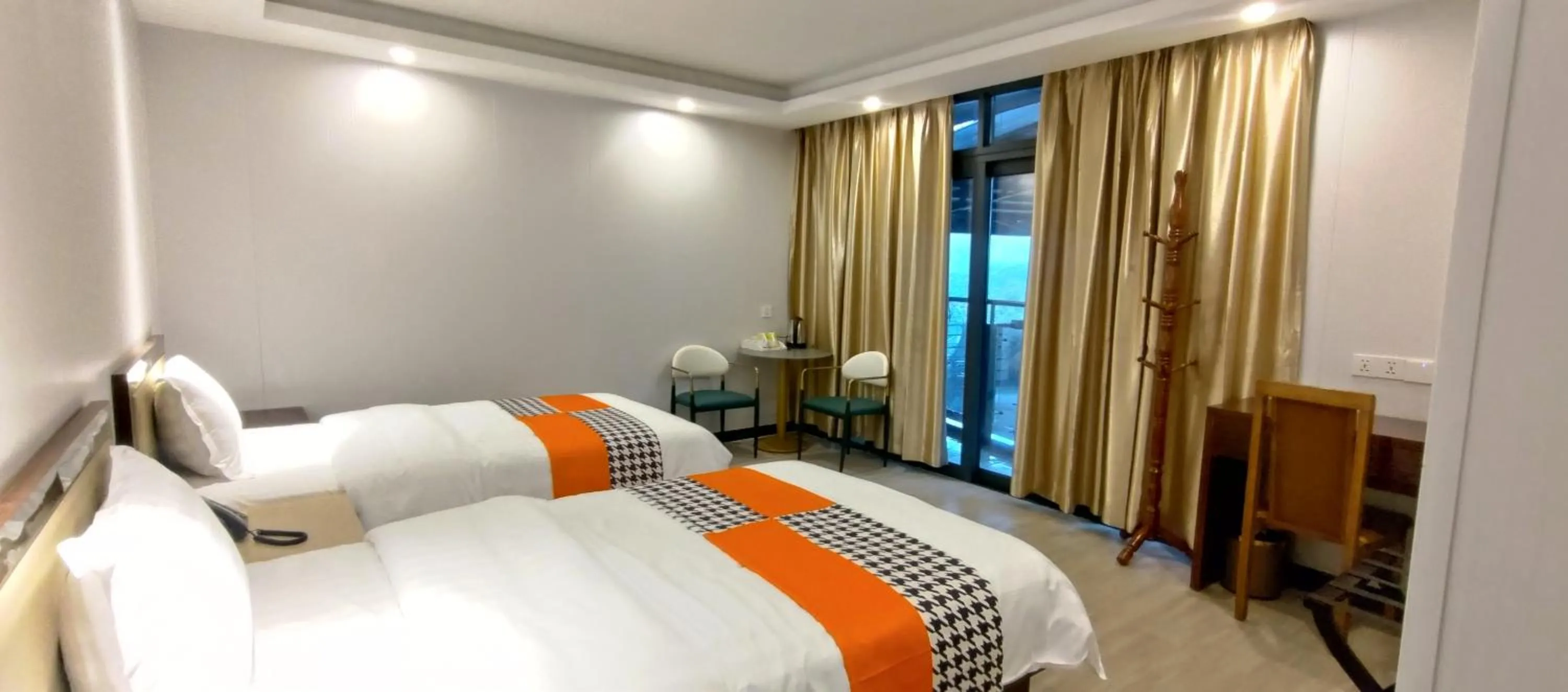 Photo of the whole room, Bed in Sky Garden Hotel