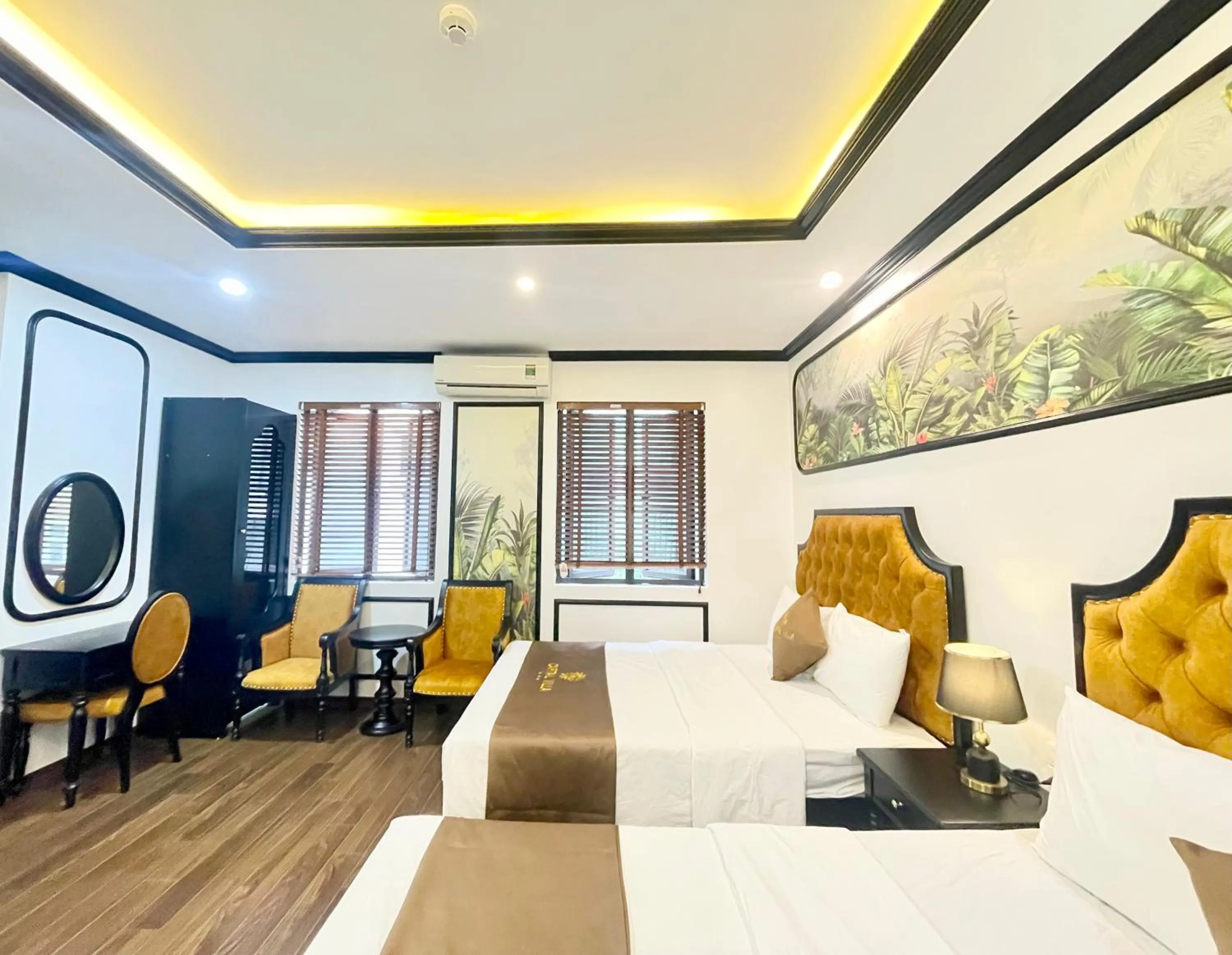 Bed in Capital CauGiay Hotel