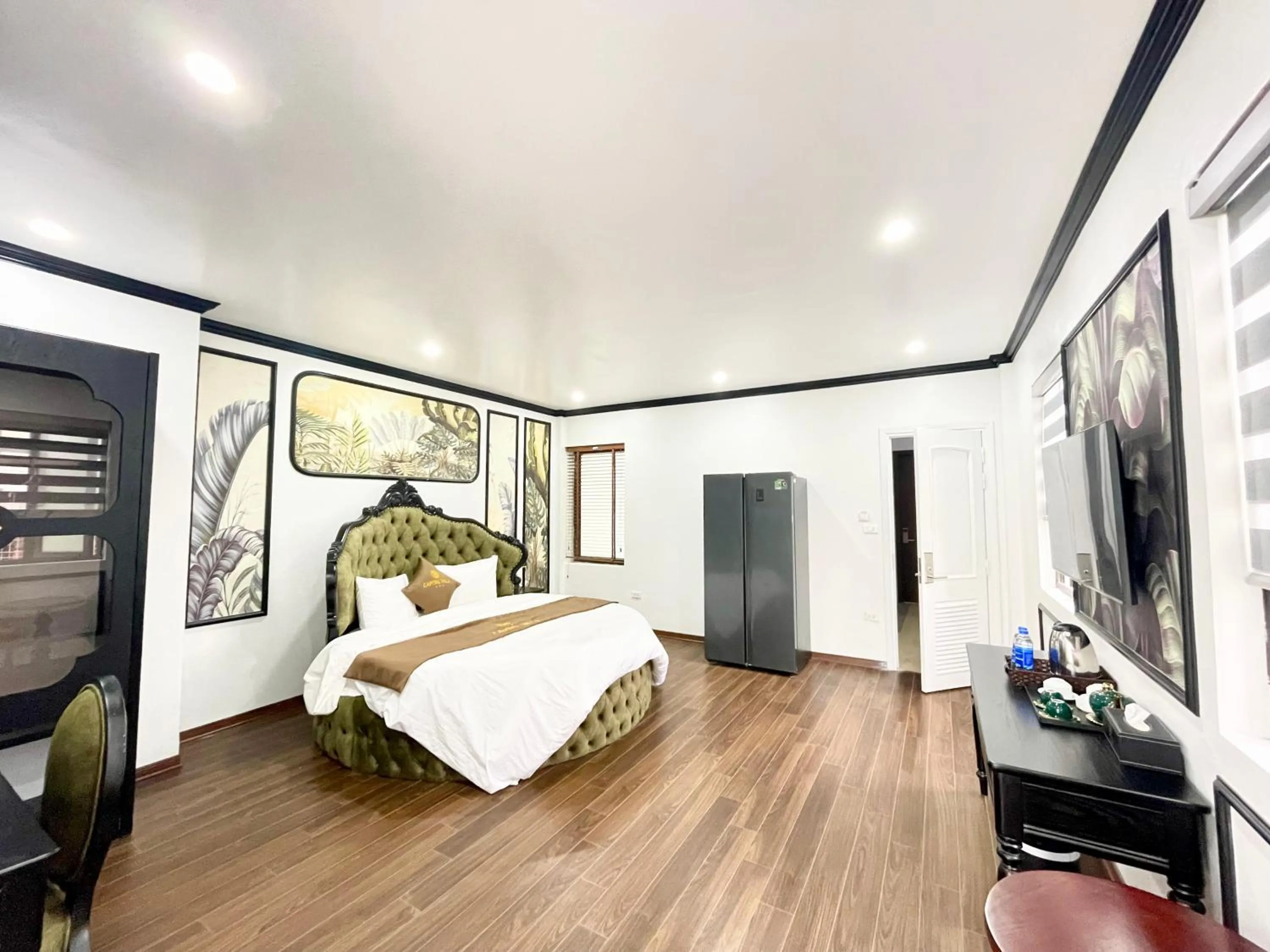 Bed in Capital CauGiay Hotel