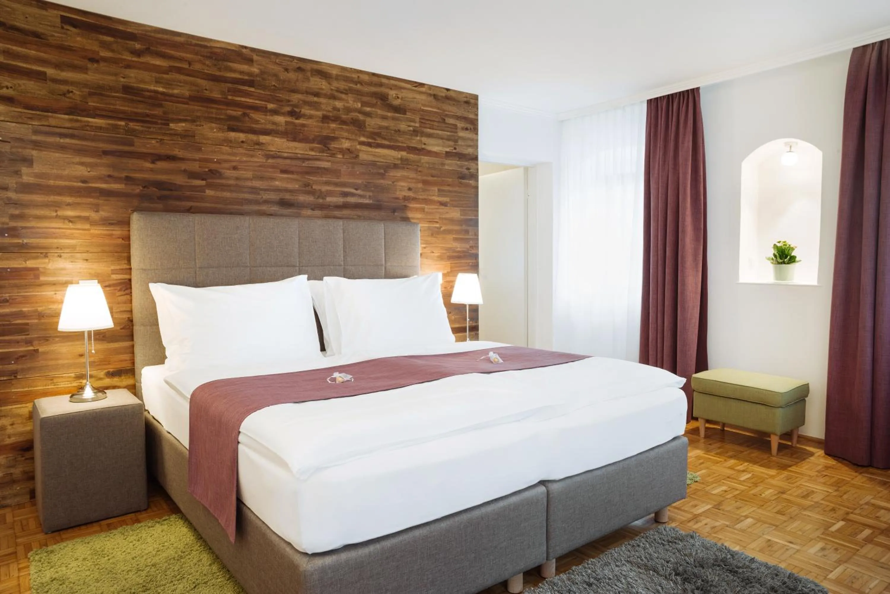 Photo of the whole room, Bed in Die Haslachmühle