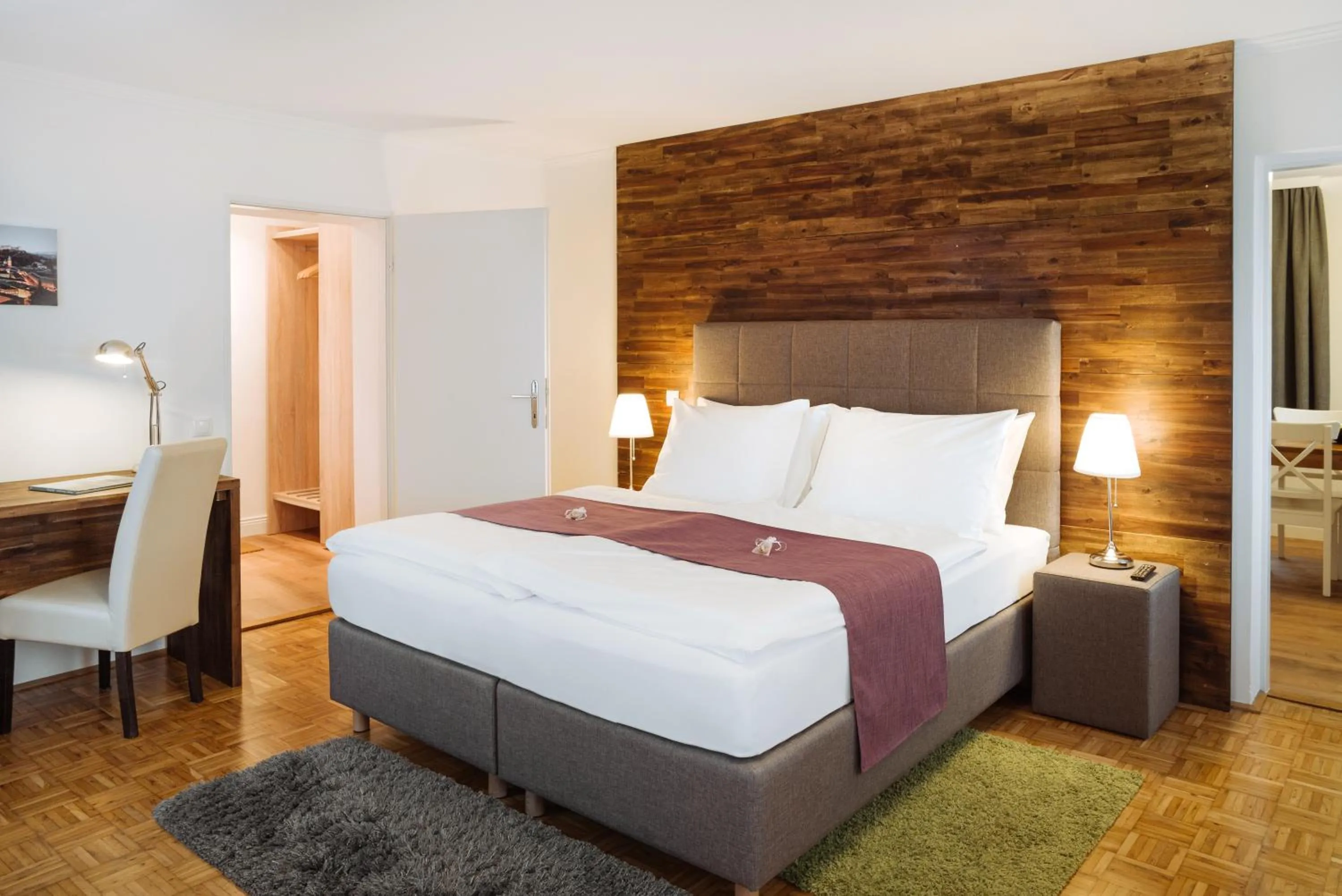 Photo of the whole room, Bed in Die Haslachmühle