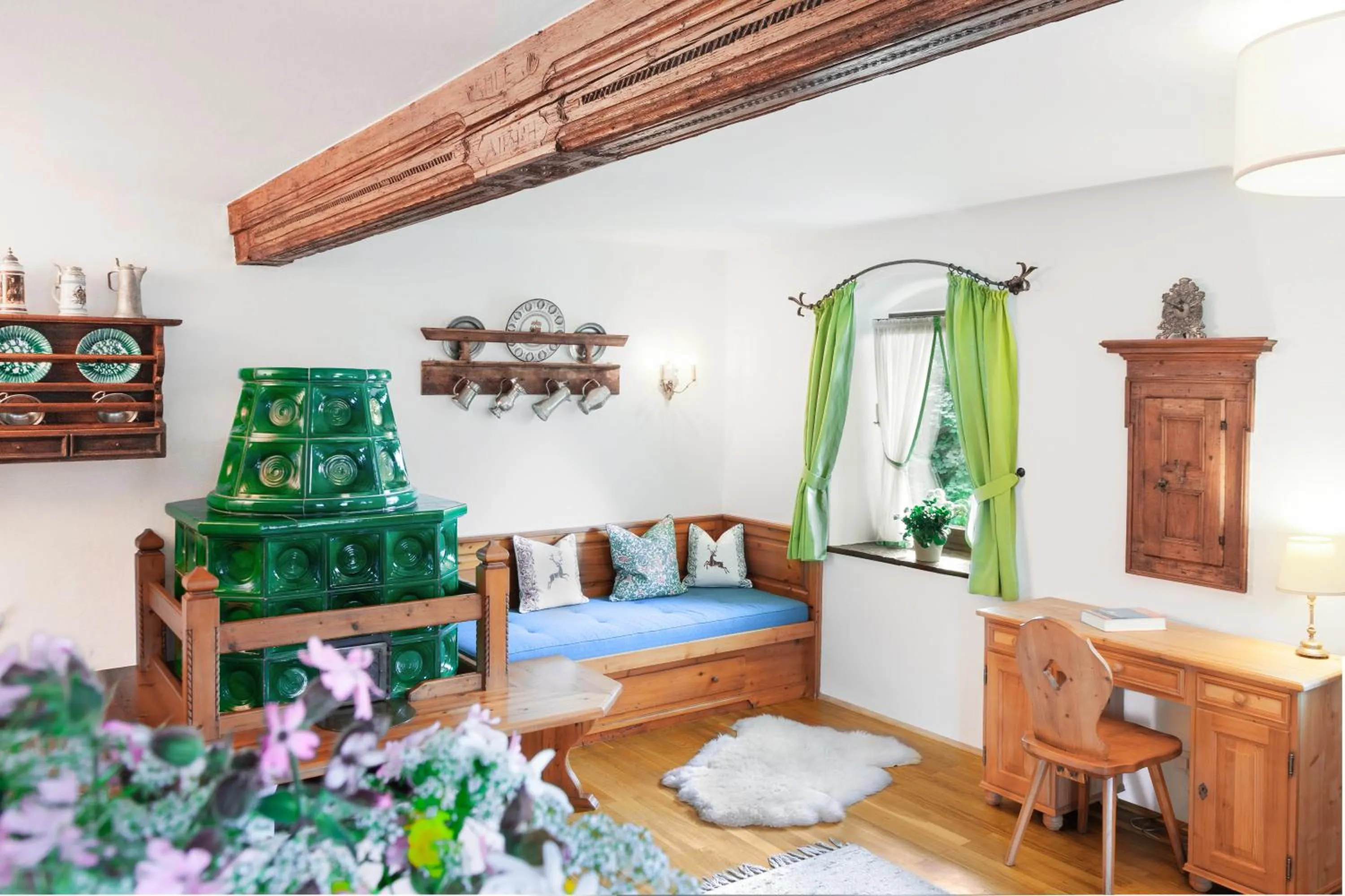 Seating area in Die Haslachmühle